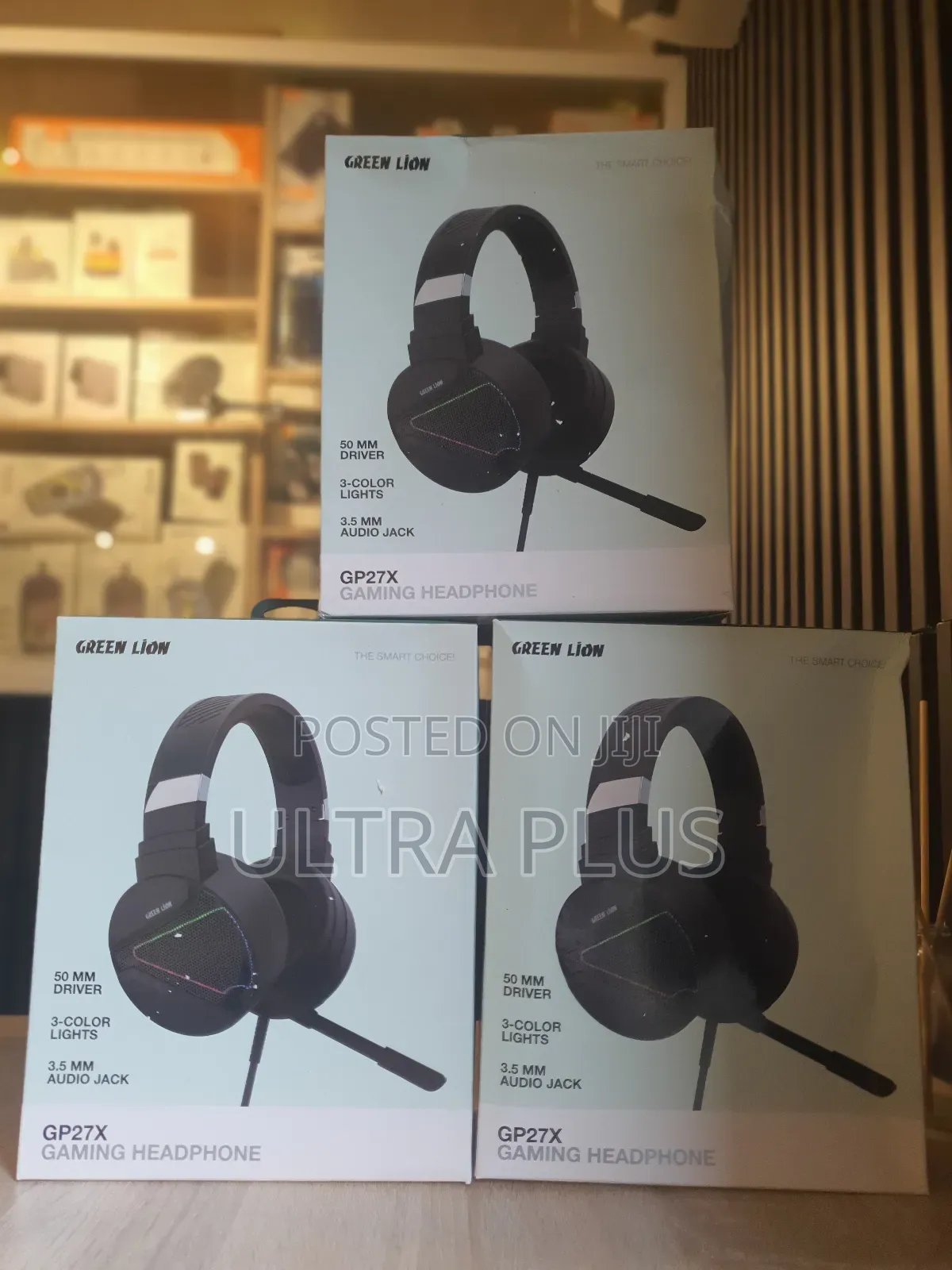 Green Lion Wired Anc Gp27x Gaming Headphone