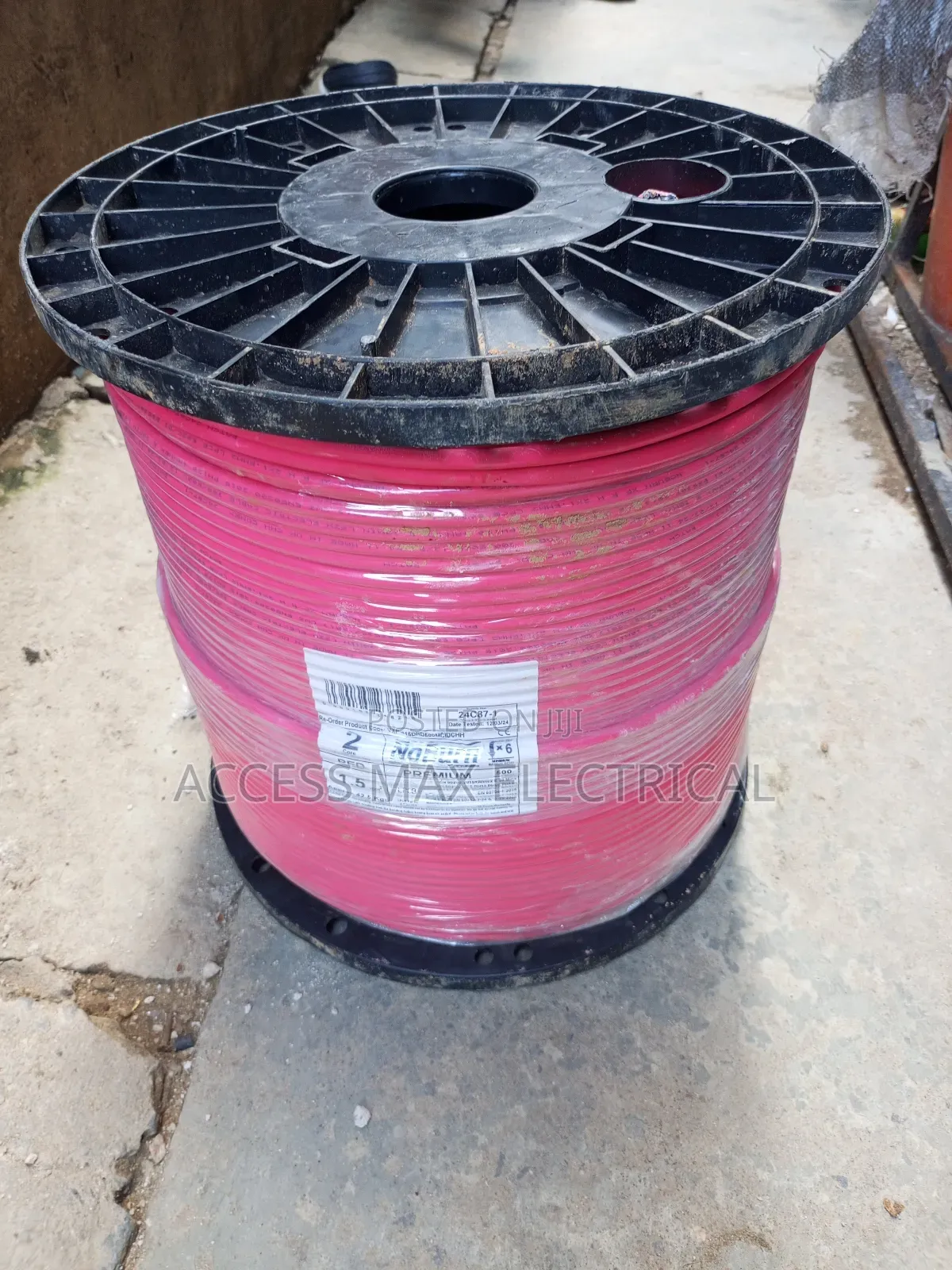 1.5mm 2 Core Fire Alarm Cable With Earth By 500 Meters