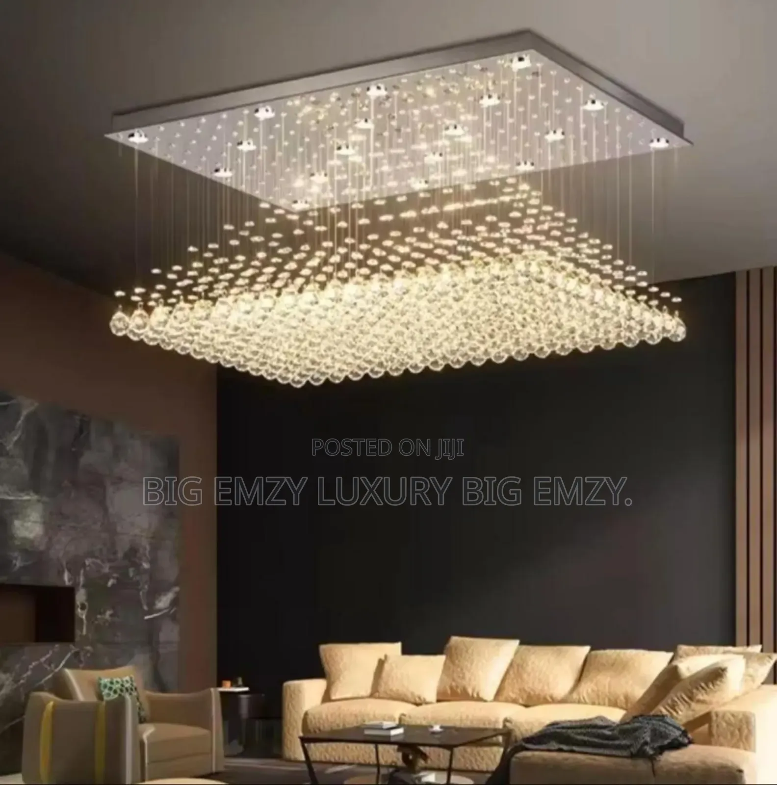 800mm Living Room Raindrop Chandelier.