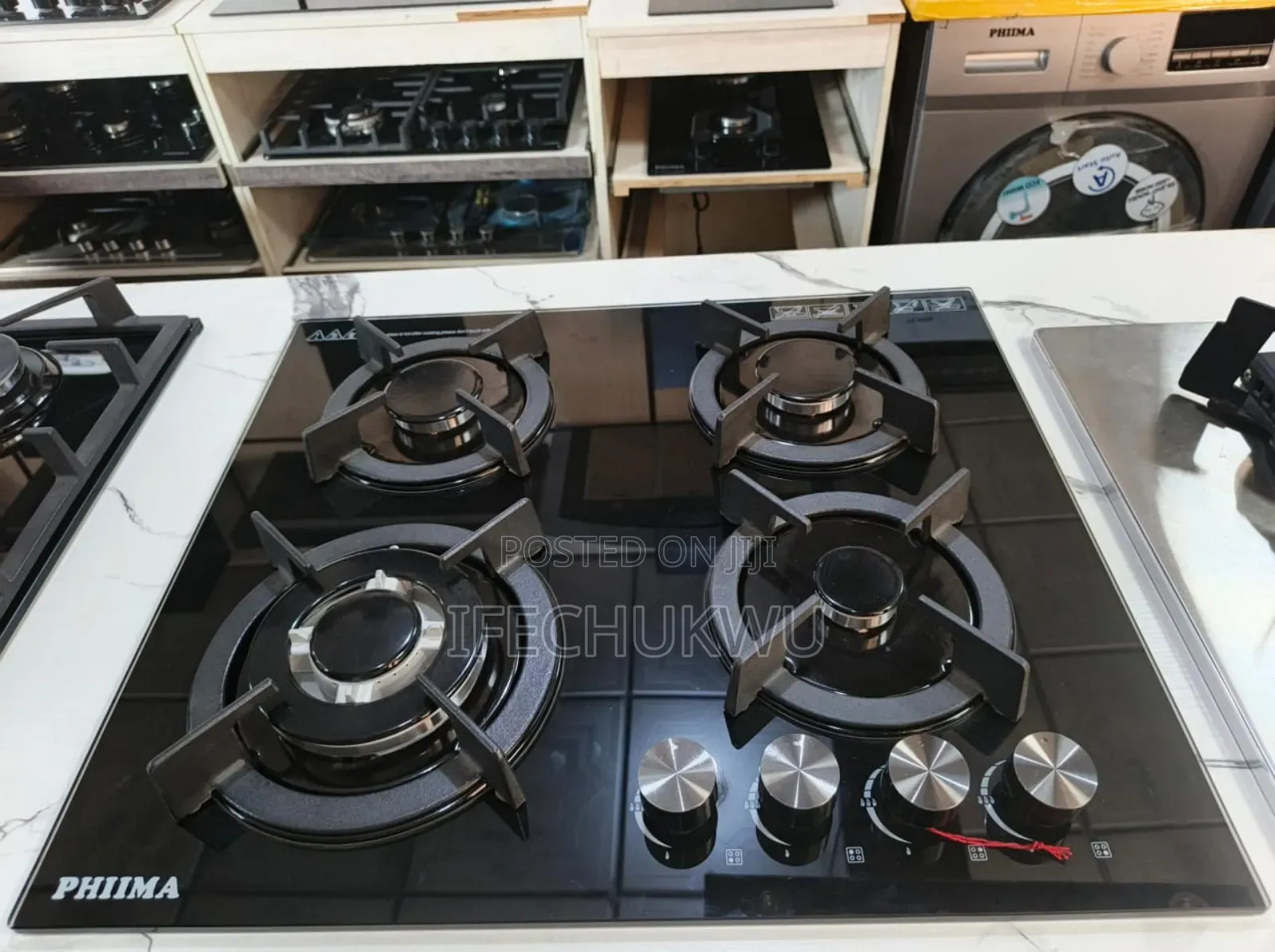 Original Phiima New Design 60x60cm Built-in 4 Burners Gas Cooker Hob