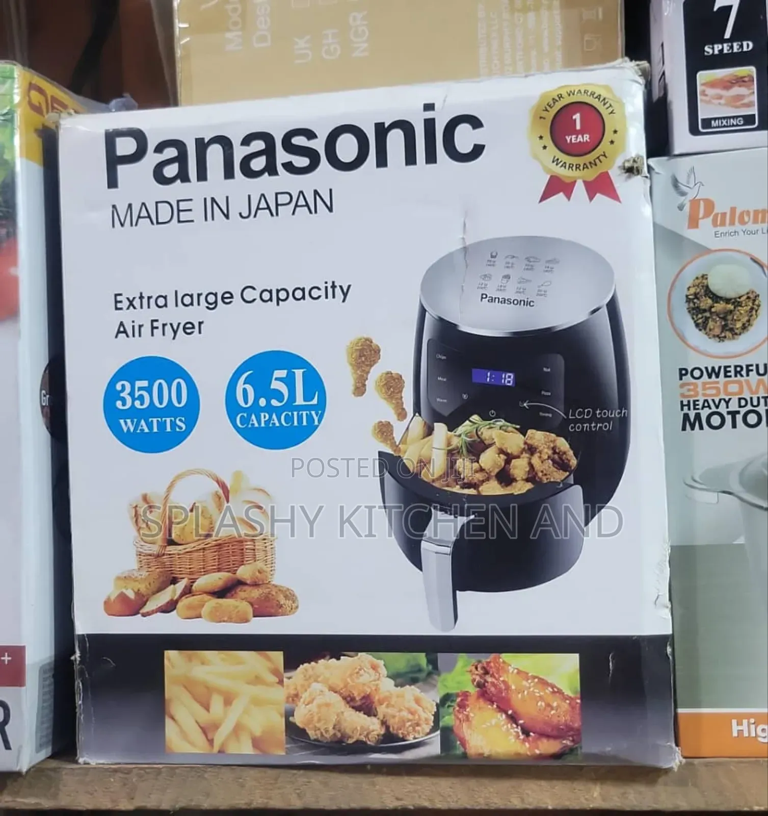 Panasonic Extra Large Capacity Digital Air Fryer-6.5l