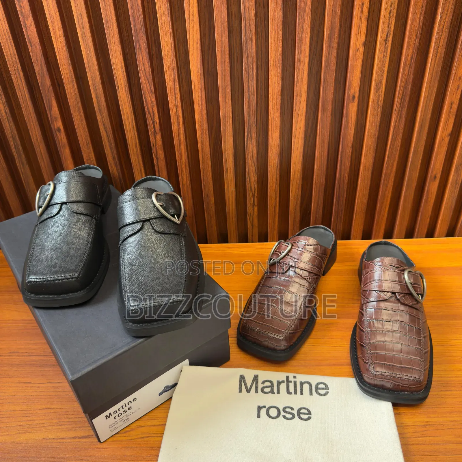 Original Italian Martine Rose Half Shoes Available in Store