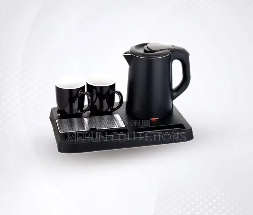 0.8l Hotel Electric Kettle Tray Set Including 2 Cups