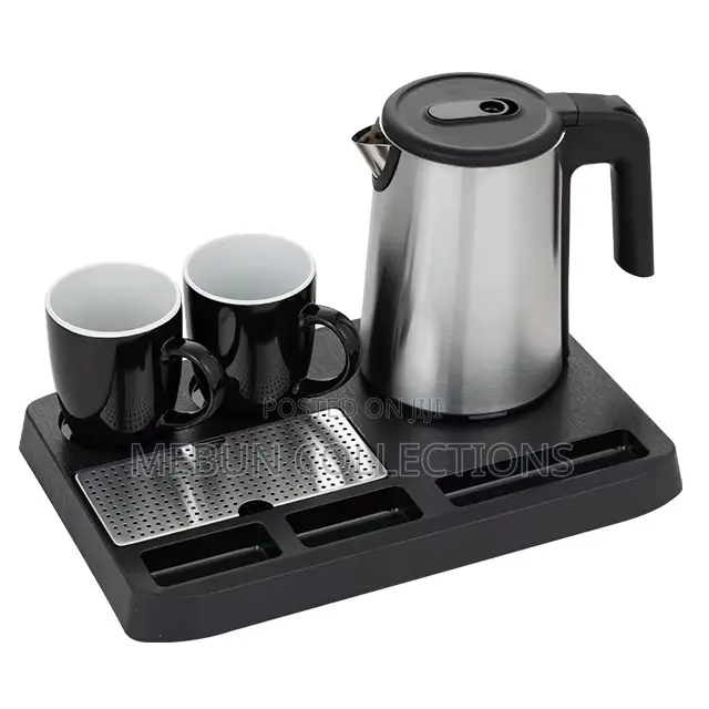 0.8l Hotel Electric Kettle Tray Set Including 2 Cups