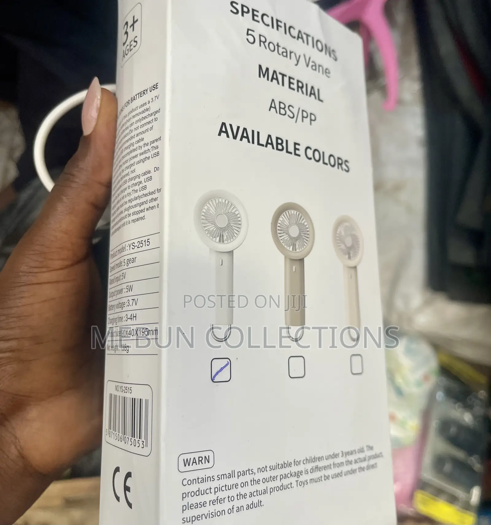 Handheld Portable Fan