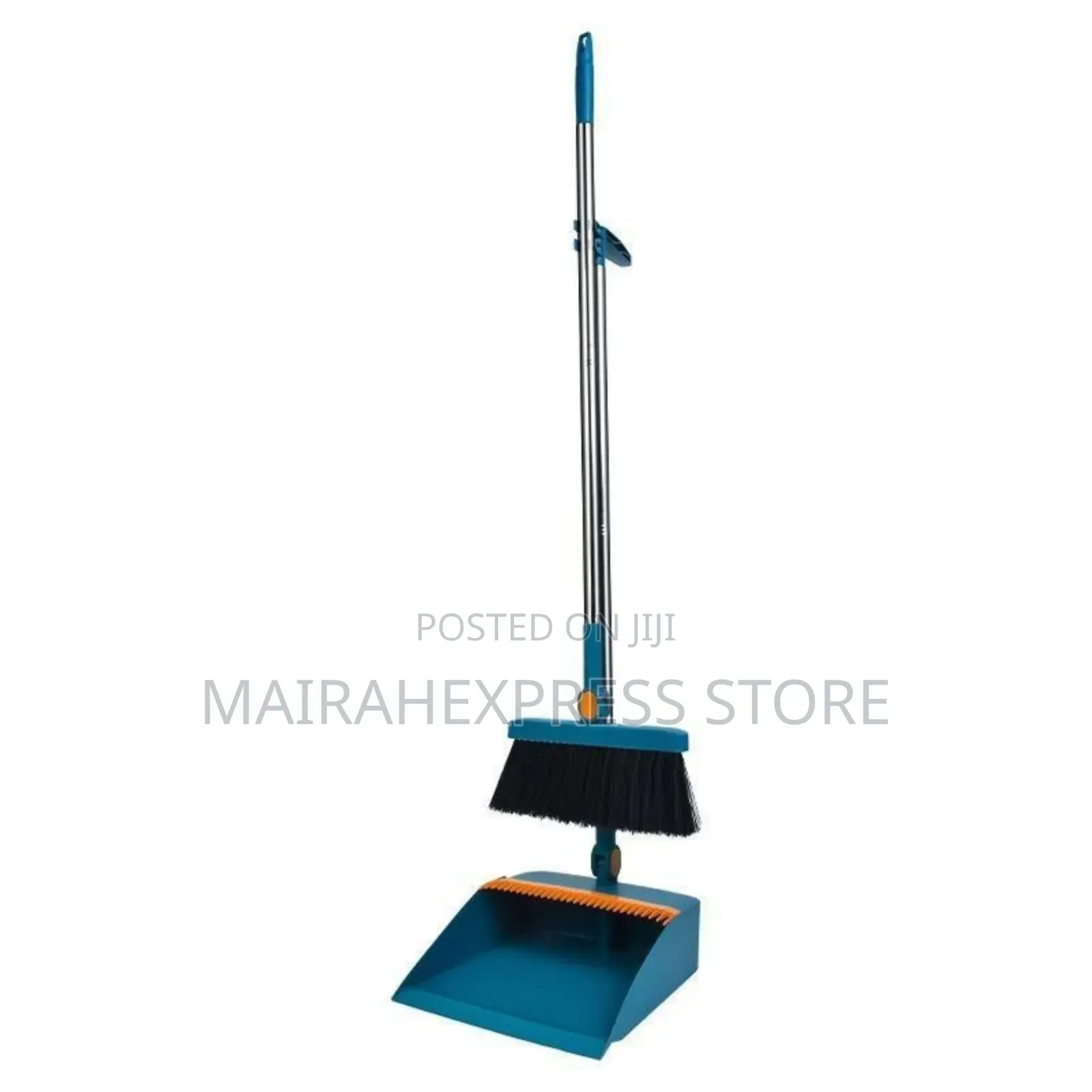 Foldable Dust Pan and Broom Set (1lv22n1).