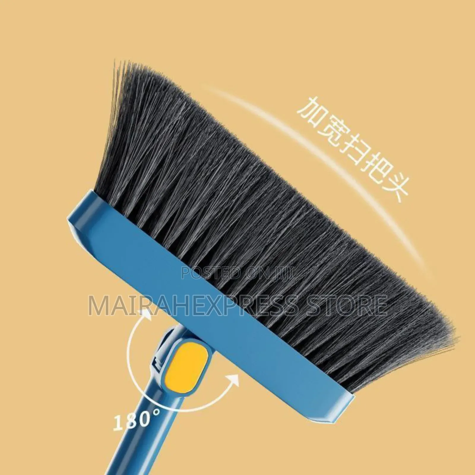Foldable Dust Pan and Broom Set (1lv22n1).