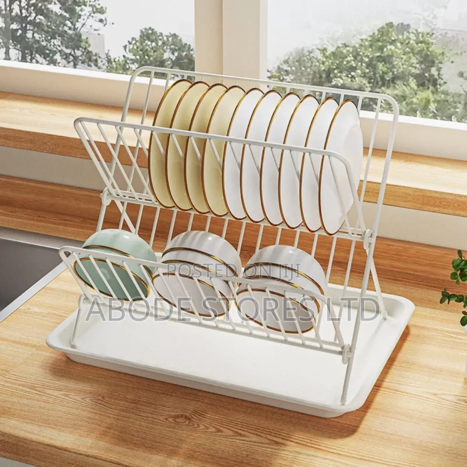 Portable Collapsible Metal Dish Drainer
