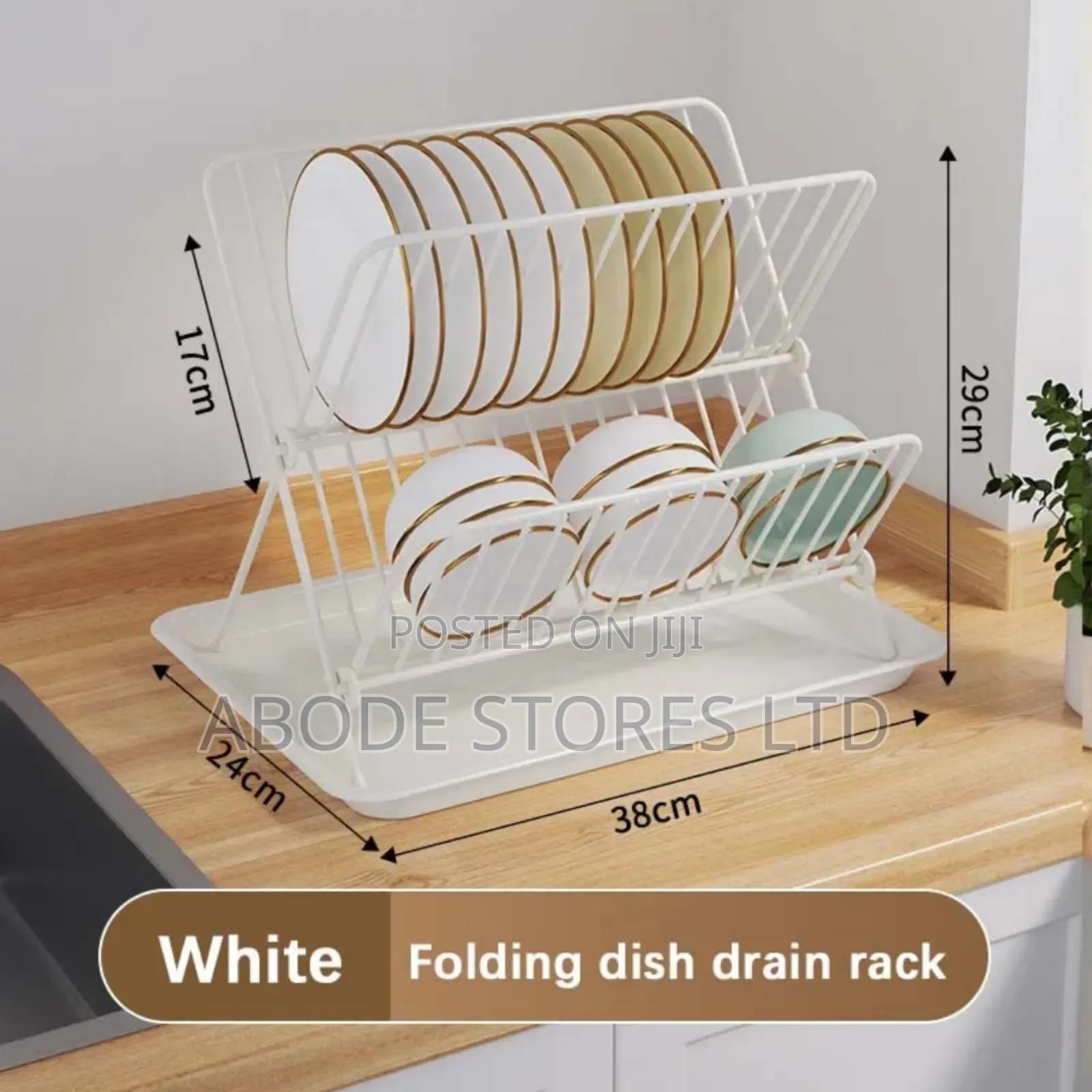 Portable Collapsible Metal Dish Drainer