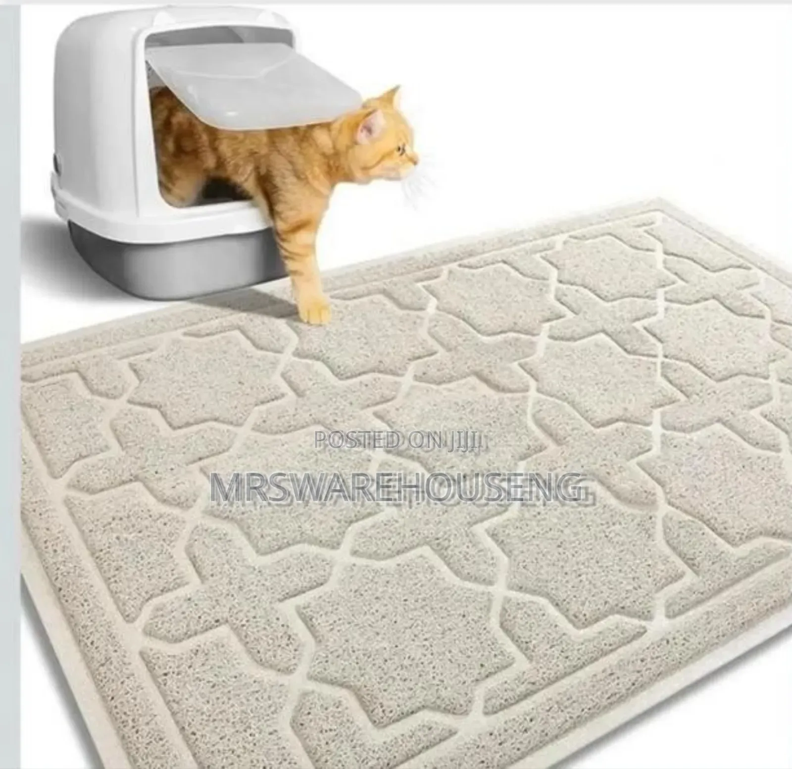 Yimobra Cat Litter Mat, 24×20inches, Beige