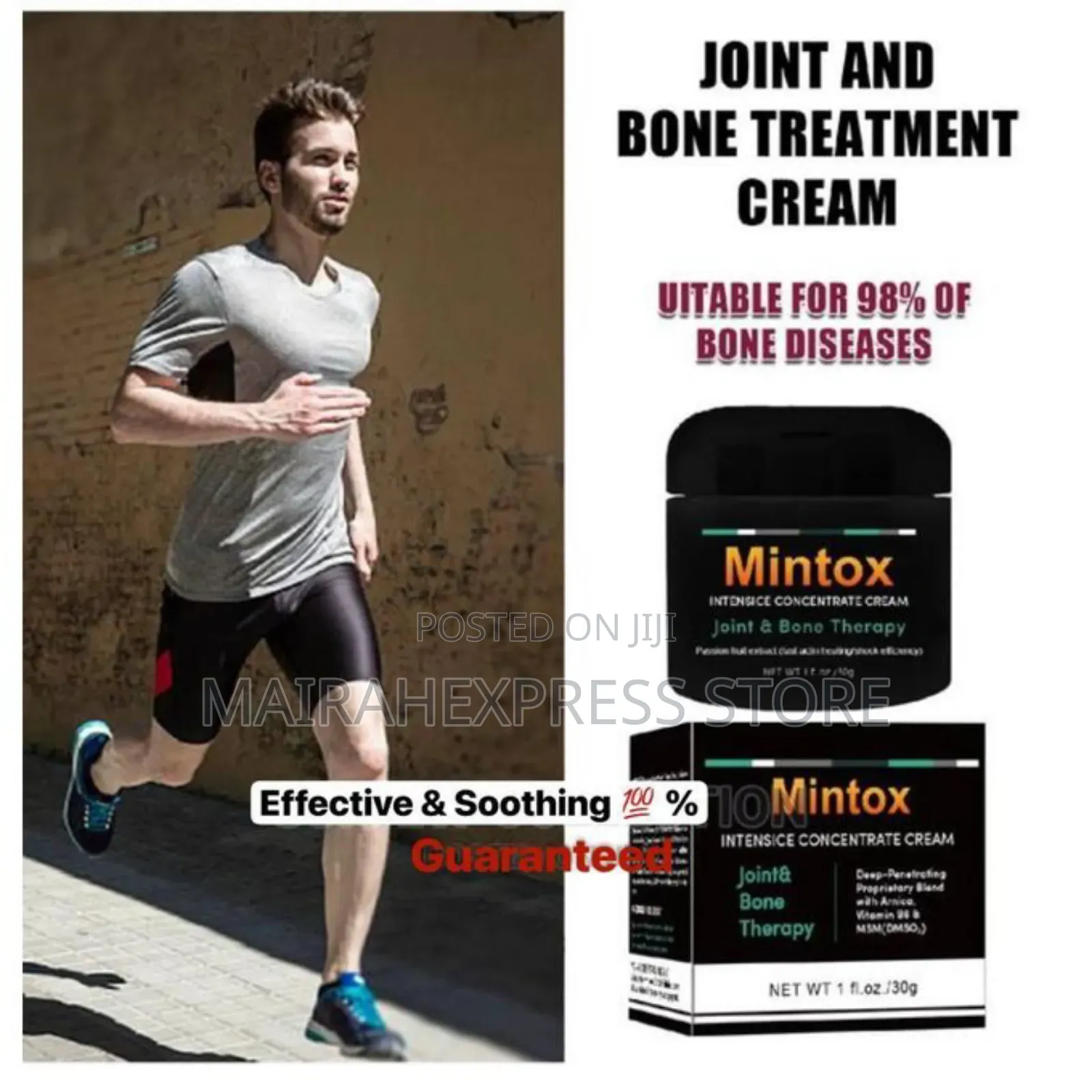2packs Mintox Concentrated Joint And Bone Therapy Cream 30g (Hmk)