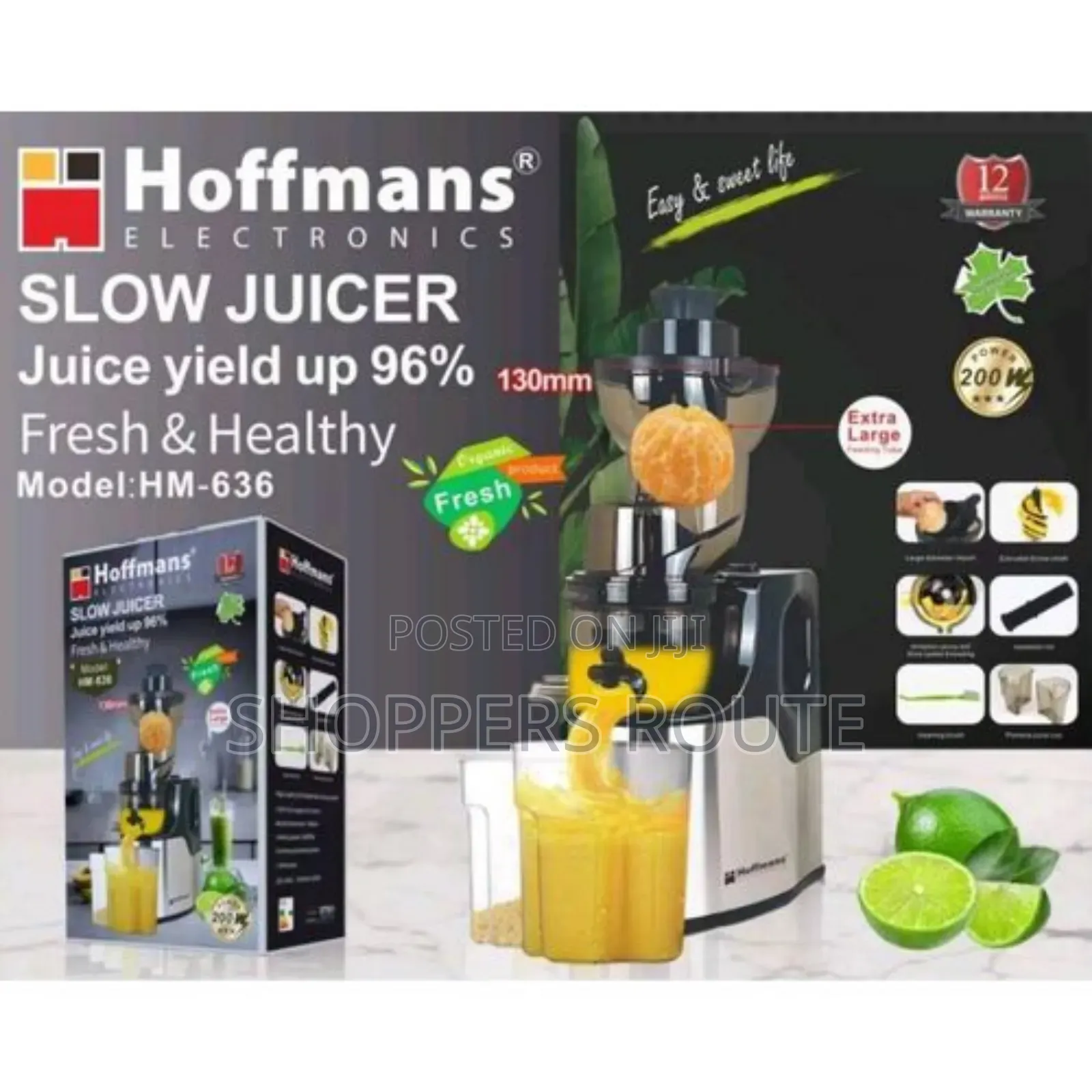 Hoffman Vertical Slow Juicer Hm 638