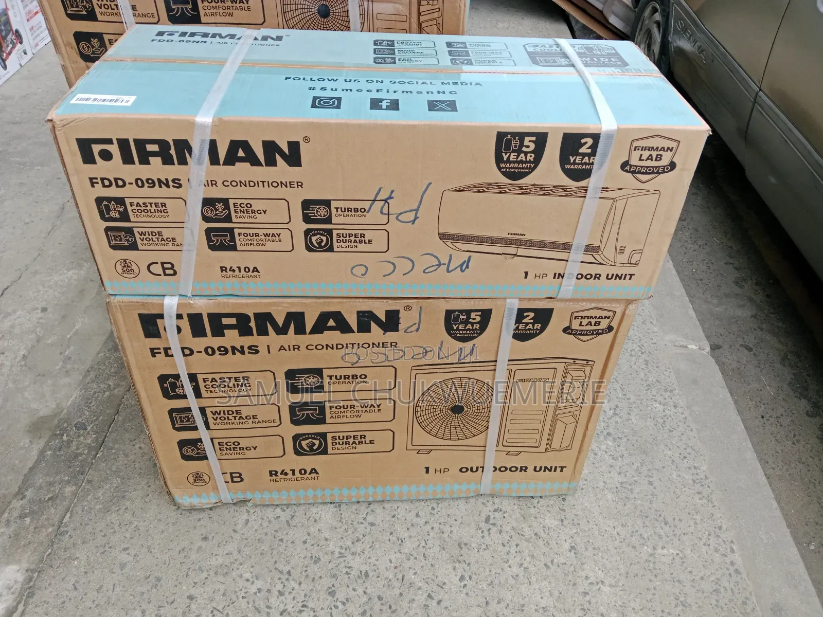 Firman Air Conditioner Split Unit 1hp Normal Copper