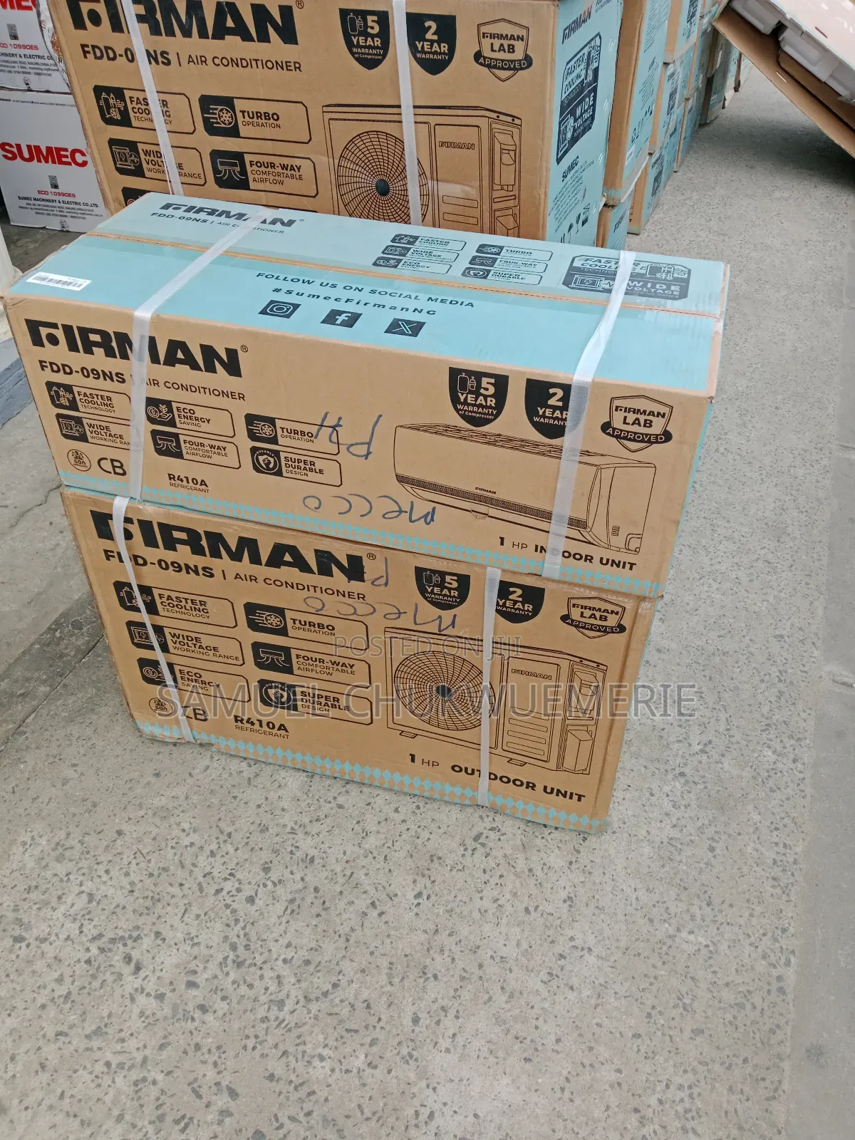 Firman Air Conditioner Split Unit 1hp Normal Copper