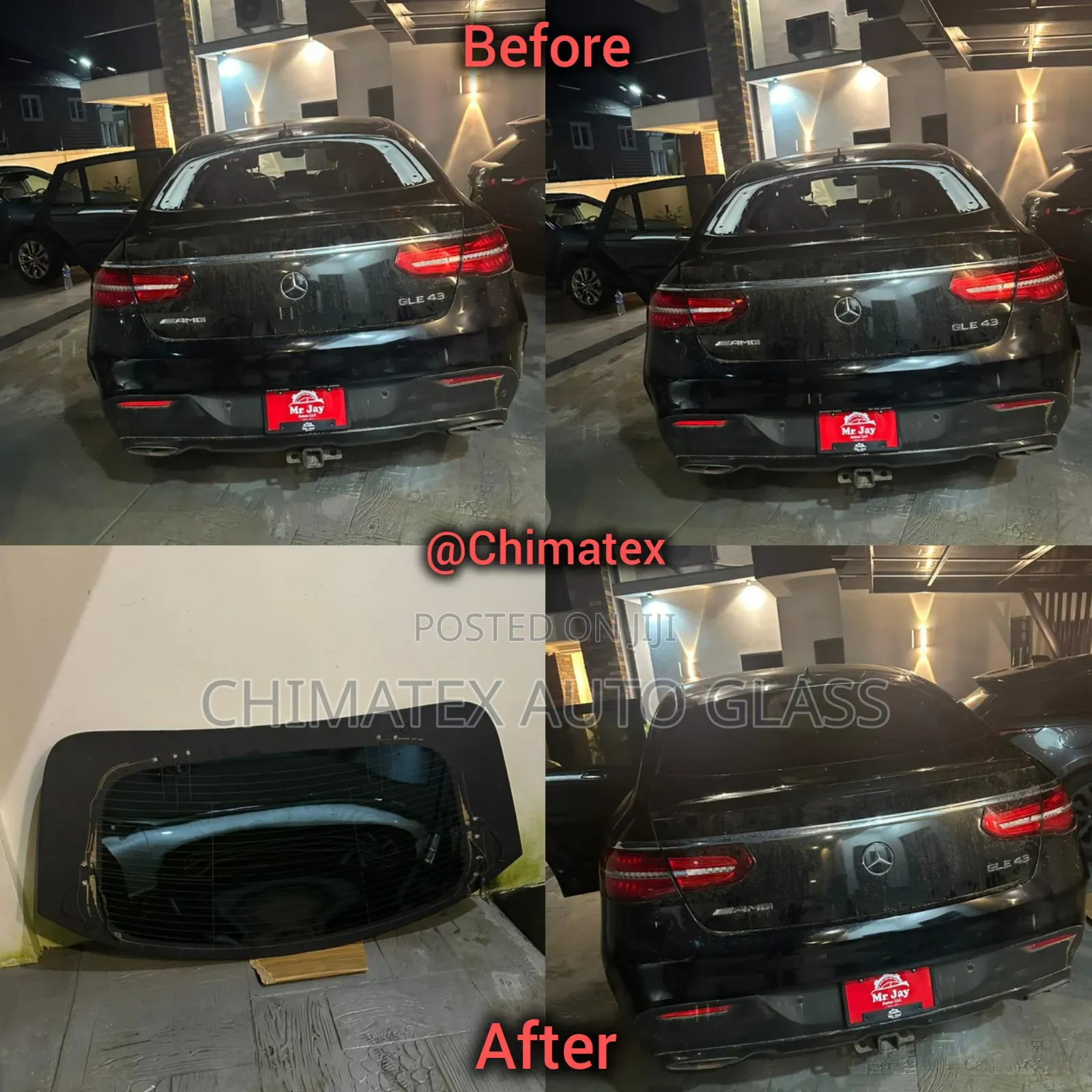 Gle43 Coupe 2017 Back Glass Available