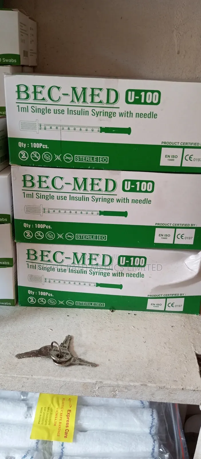 U-100 1ml Single-Use Insulin Syringes With Needles