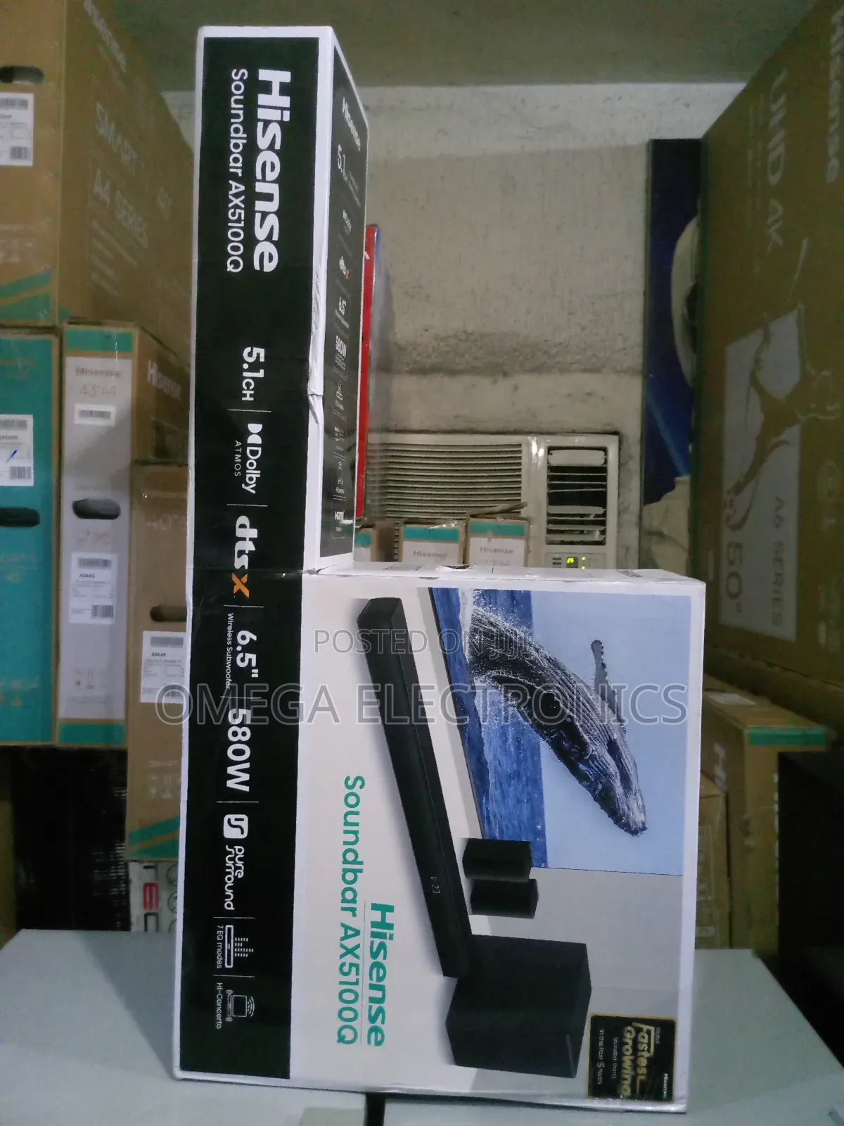 Hisense Wireless Soundbar 580wts