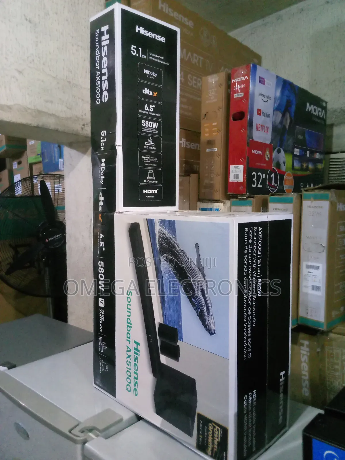 Hisense Wireless Soundbar 580wts