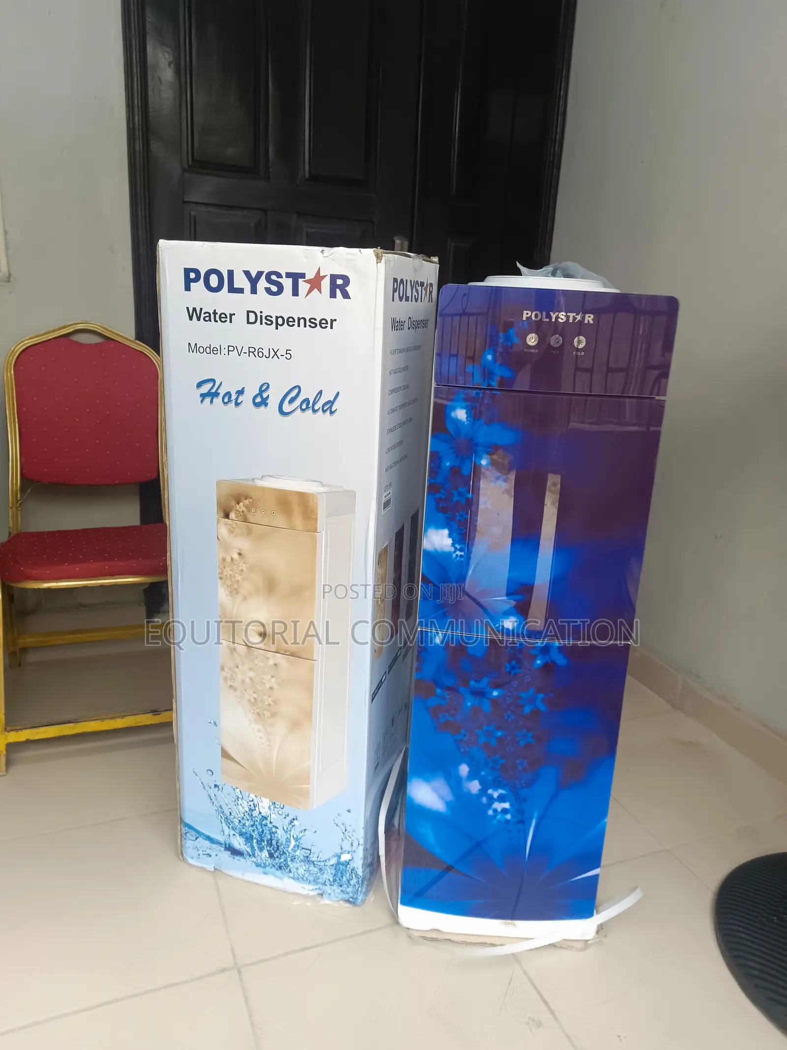Polystar Pv-R6jx-5ffb Deluxe Water Dispenser With Child Lock Freezer