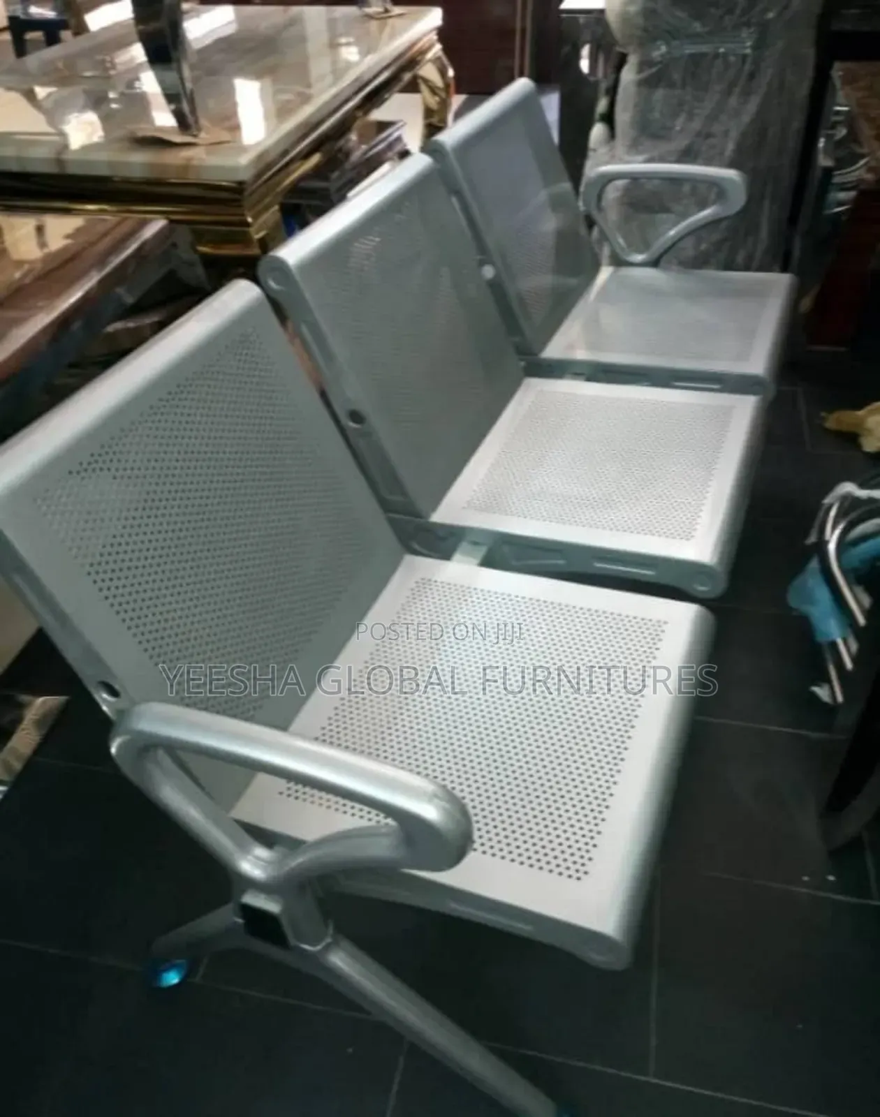 3in1 Heavy Duty Waiting Chair Extremely Heavy Metal