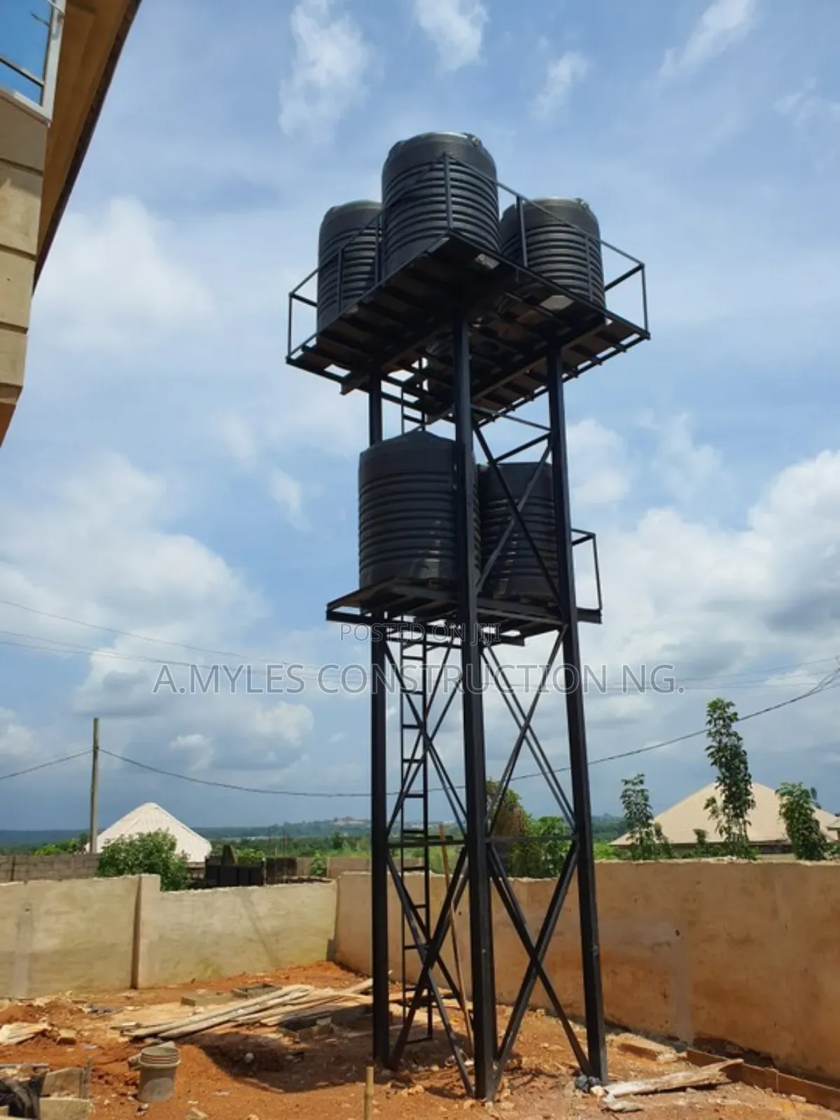 Triple Weight 25ft Tank Stand