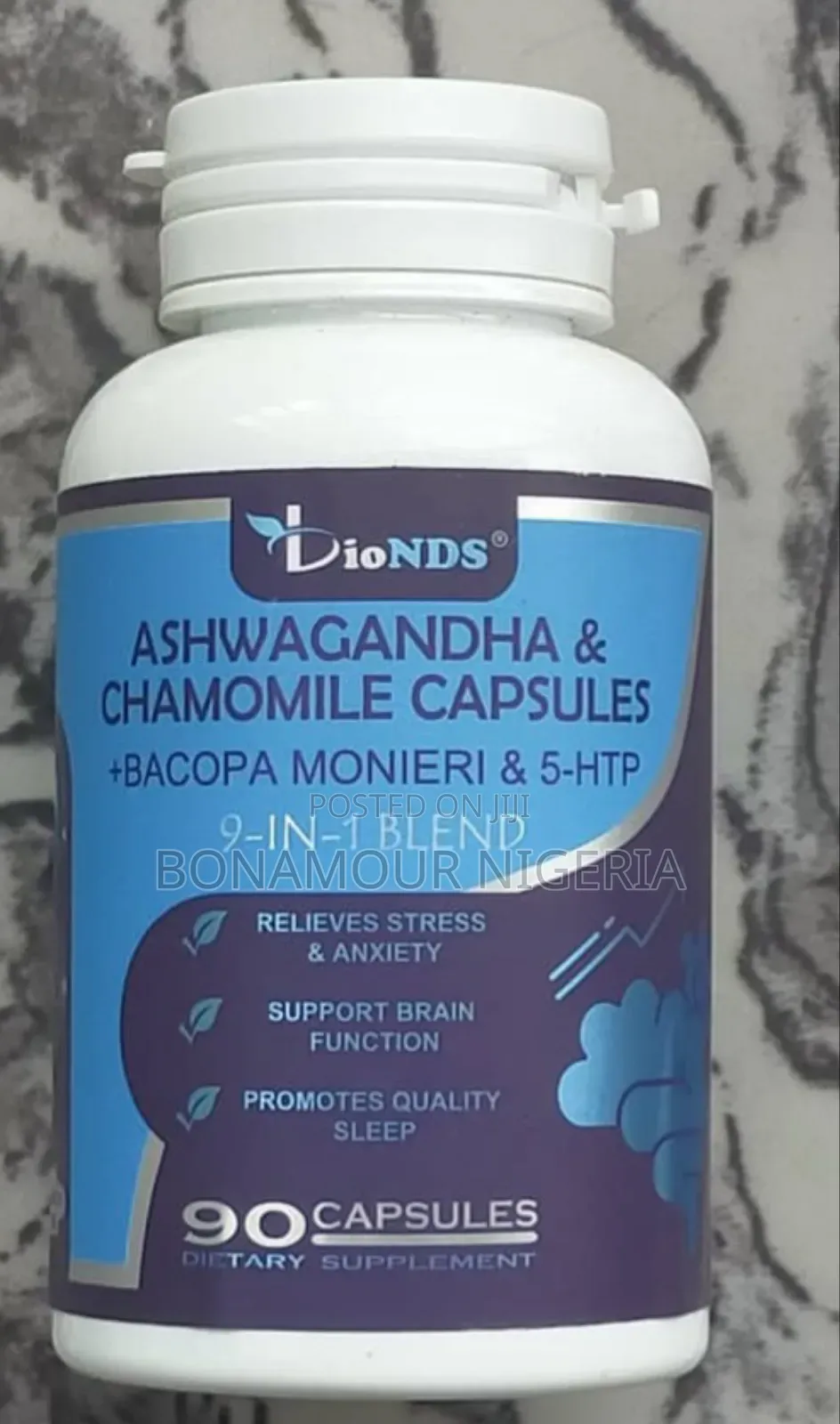 Dionds Ashwagandha Chamomile 9 in One Blend X90 Caps