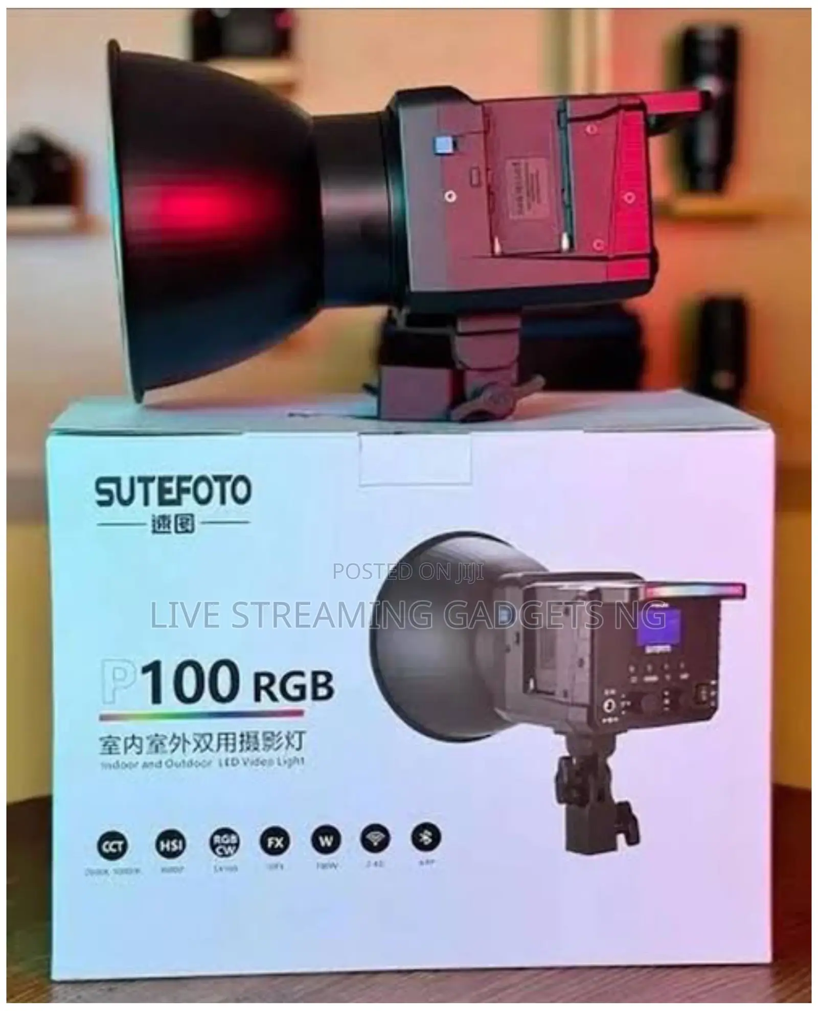 Sutephoto P100 RGB Pro Video Led Light