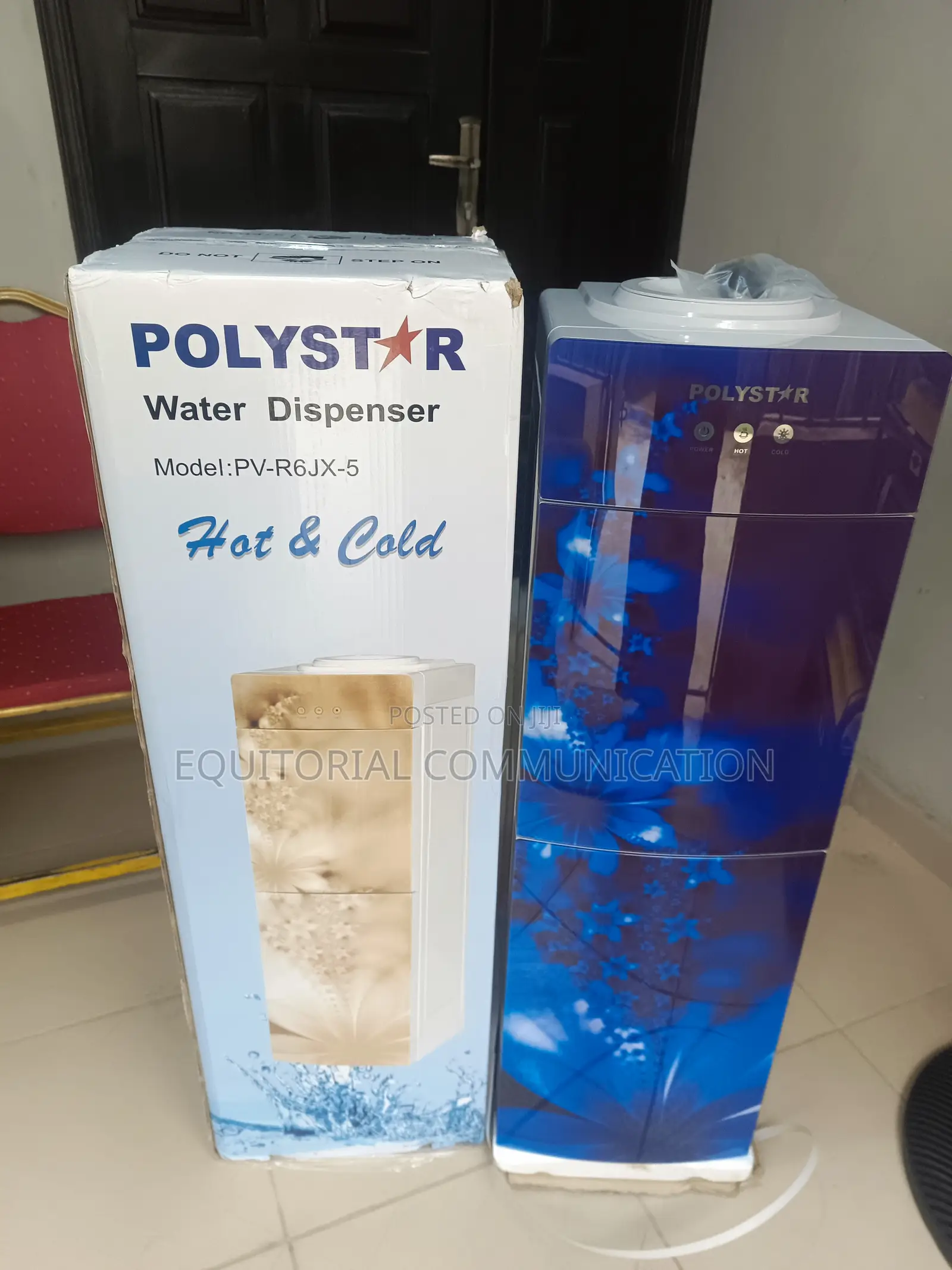 Polystar Pv-R6jx-5 Water Dispenser With Spill-Proof Tray Led Indicat