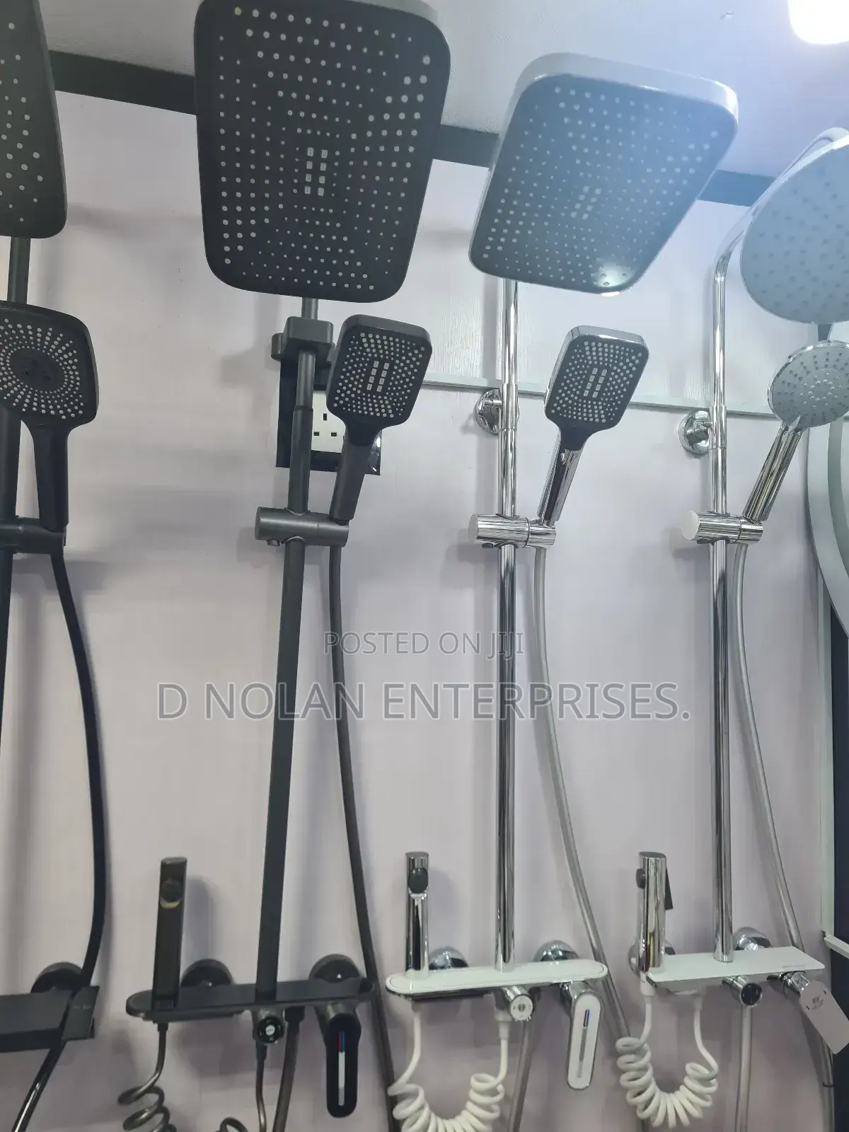 Standing Shower With Pressing Shower