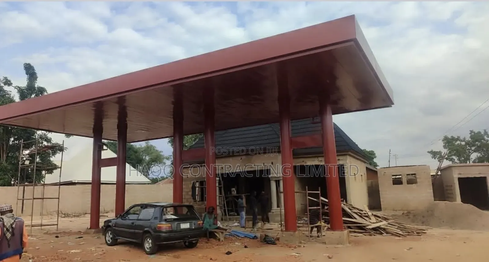 Filling Station Canopy Fabrication