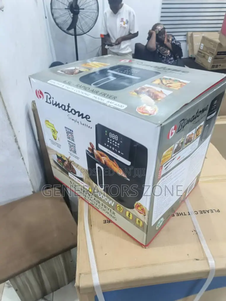 Binatone Baf-6500 Air Fryer 6.5l – Enjoy Crispy Meals Without Oil