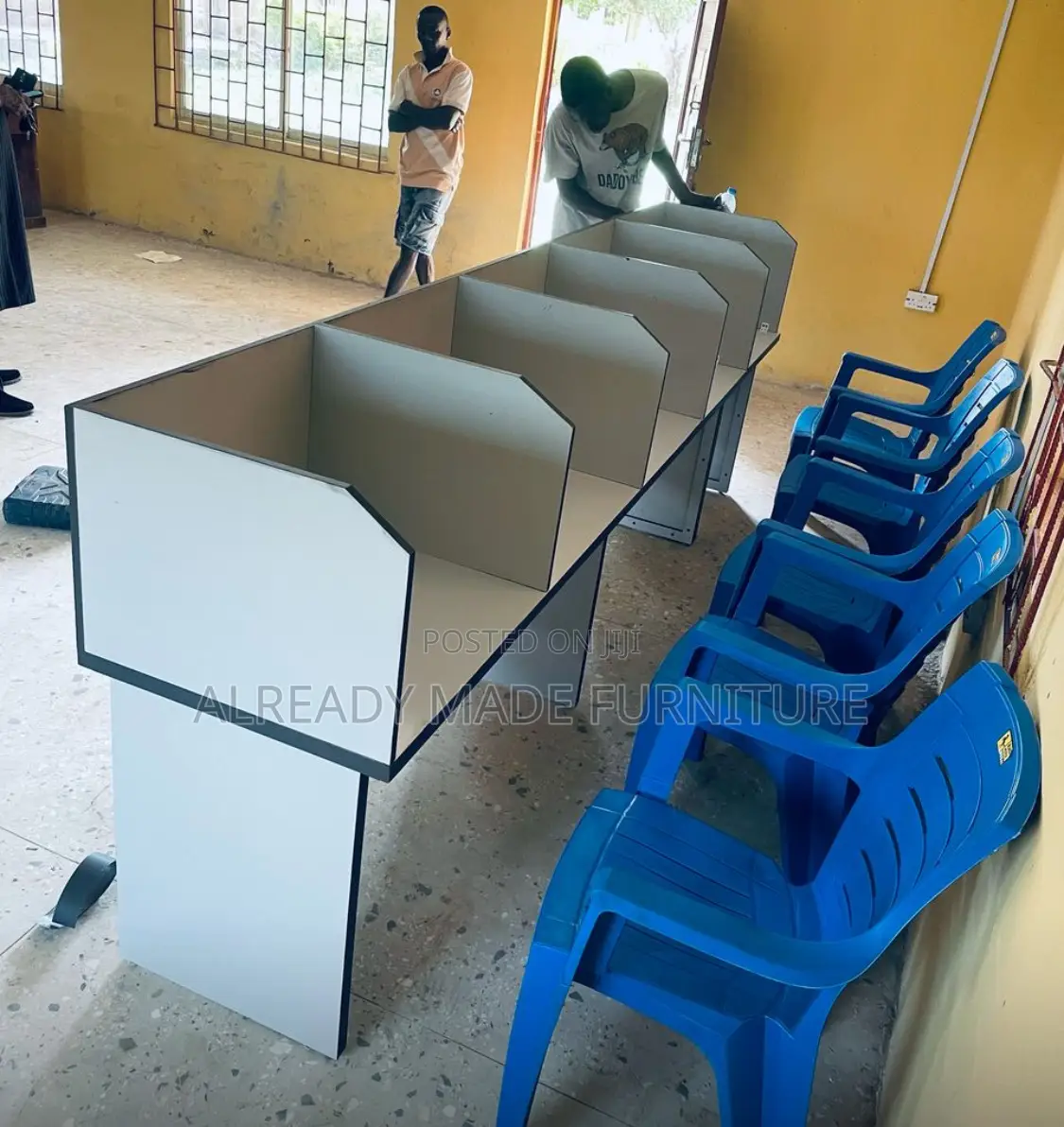 Computer Shelf (4 Cubicles)