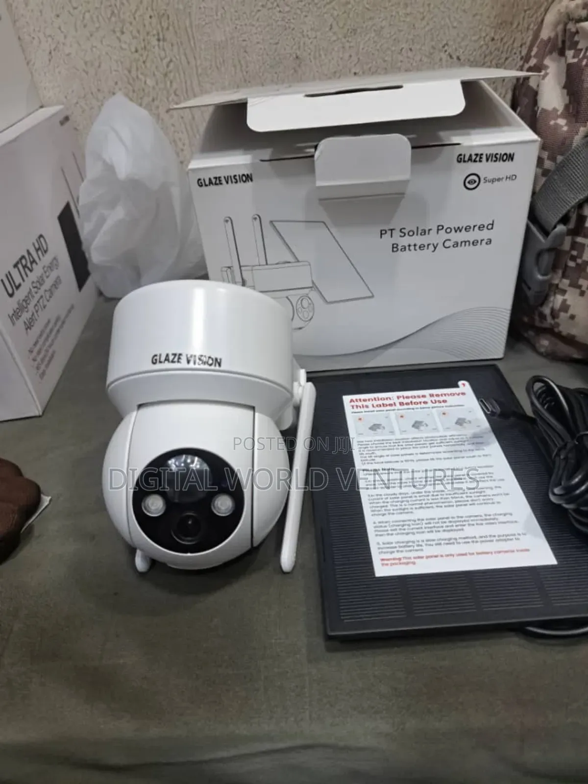PTZ Wireless Wifi Ubox Solar Camera