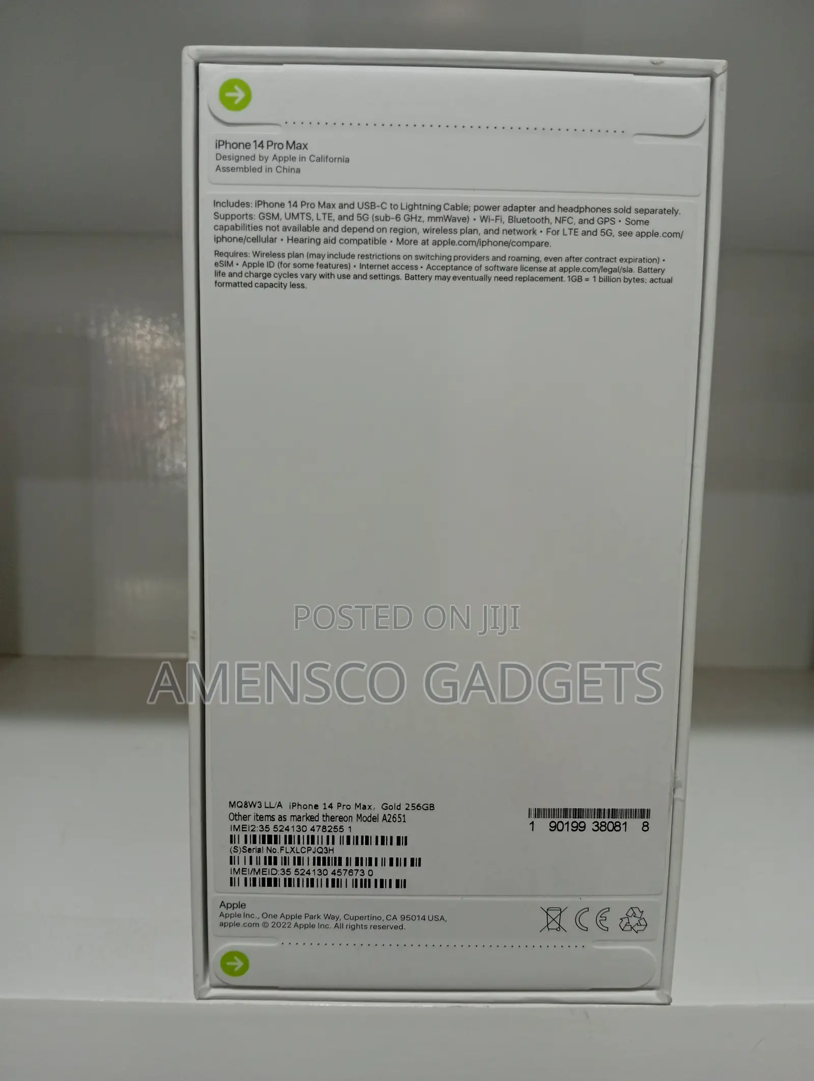 New Apple iPhone 14 Pro Max 256 GB Gold