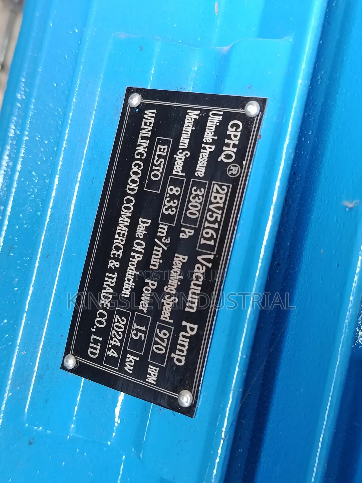 Water Vacuum Pump 15kw/20hp 380v
