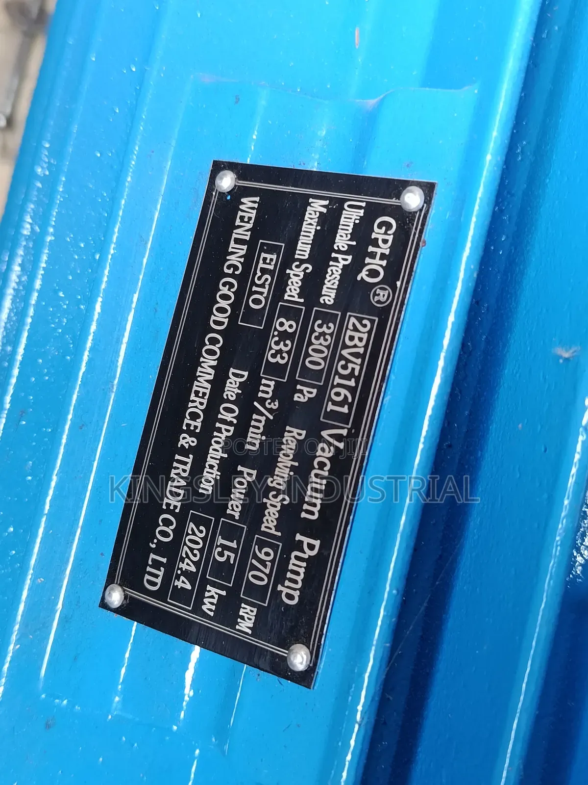 Water Vacuum Pump 15kw/20hp 380v