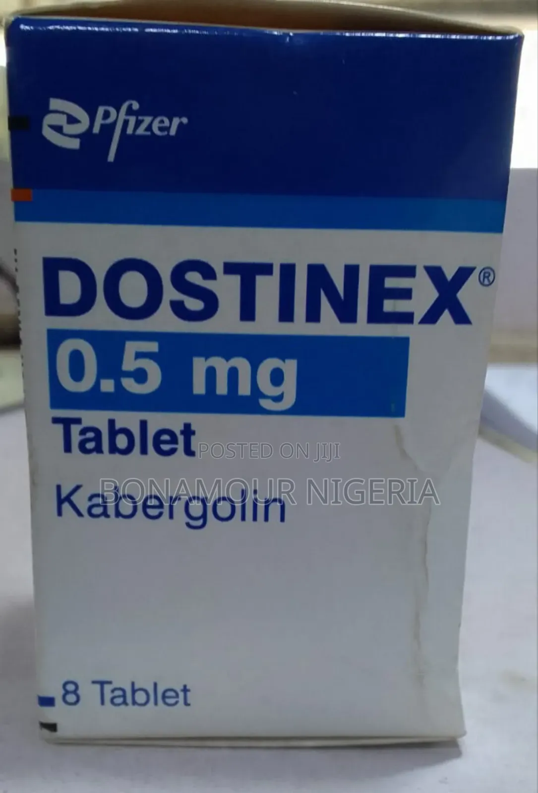 Dostinex (Kabergolin) 0.5mg X8 Tabs
