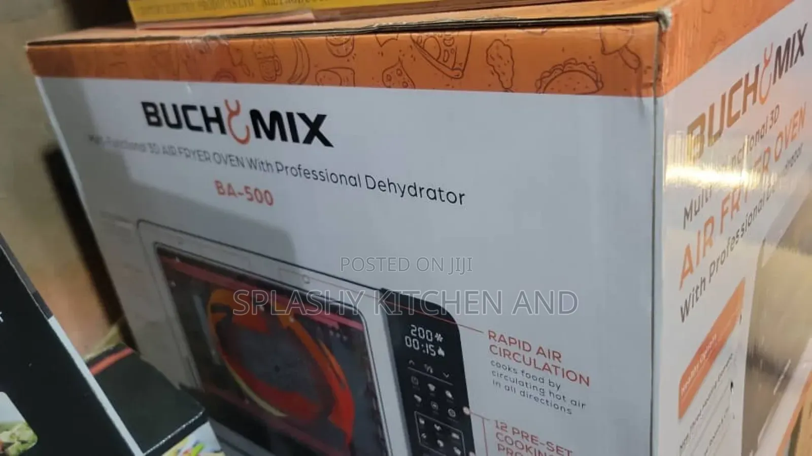 Buchymix 24l Dehydrator & Air Fryer Oven With 3d Heating Elements
