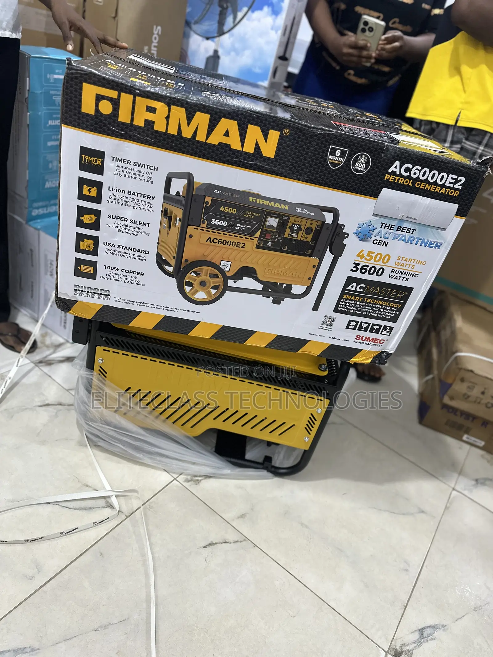 Trusted Electricity Backup Firman Ac Master 3.5kva Generator /Ac6000e2