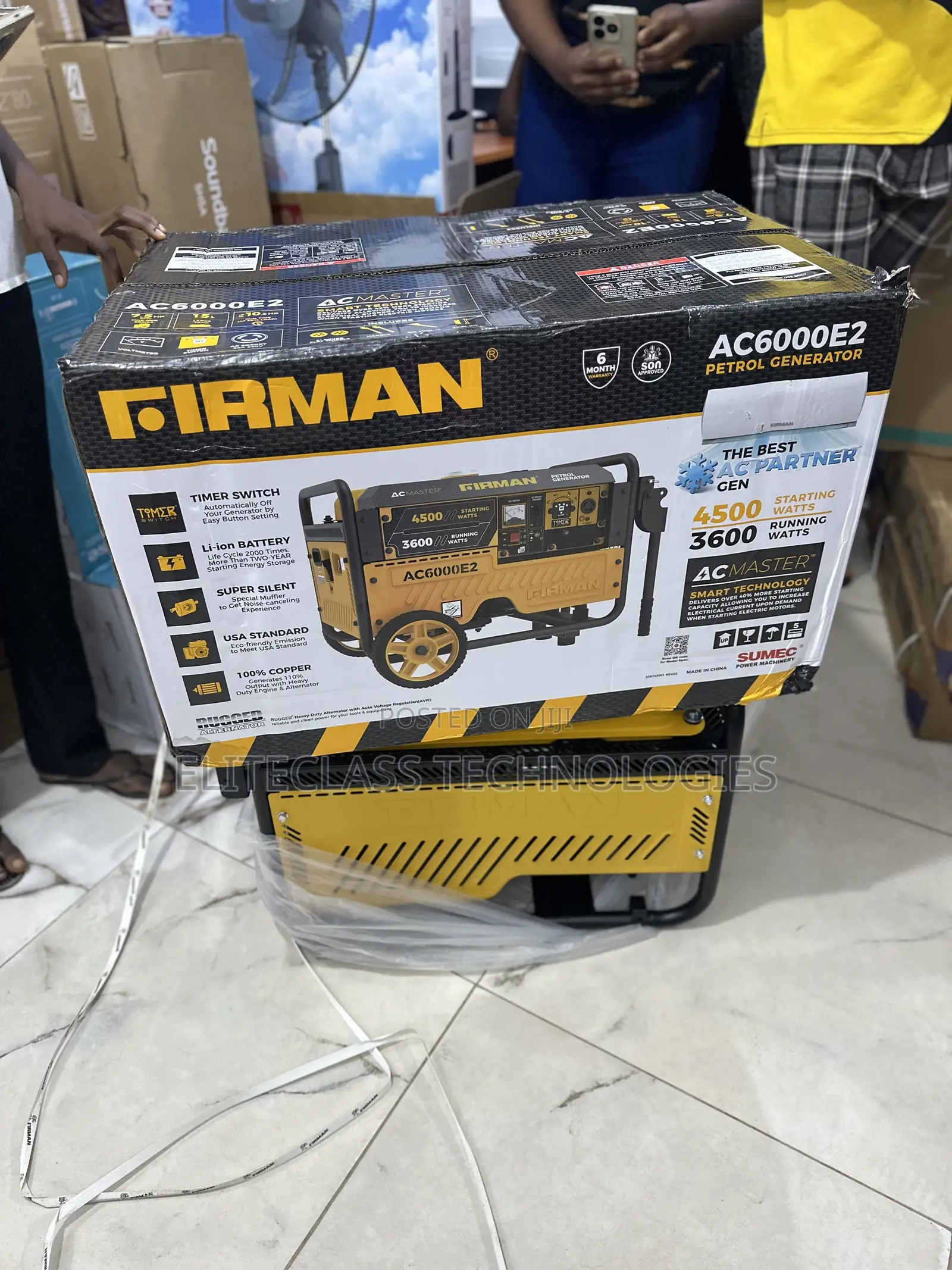 Efficient Energy Provider Firman Ac6000e2 Ac Master 3.5kva Generator