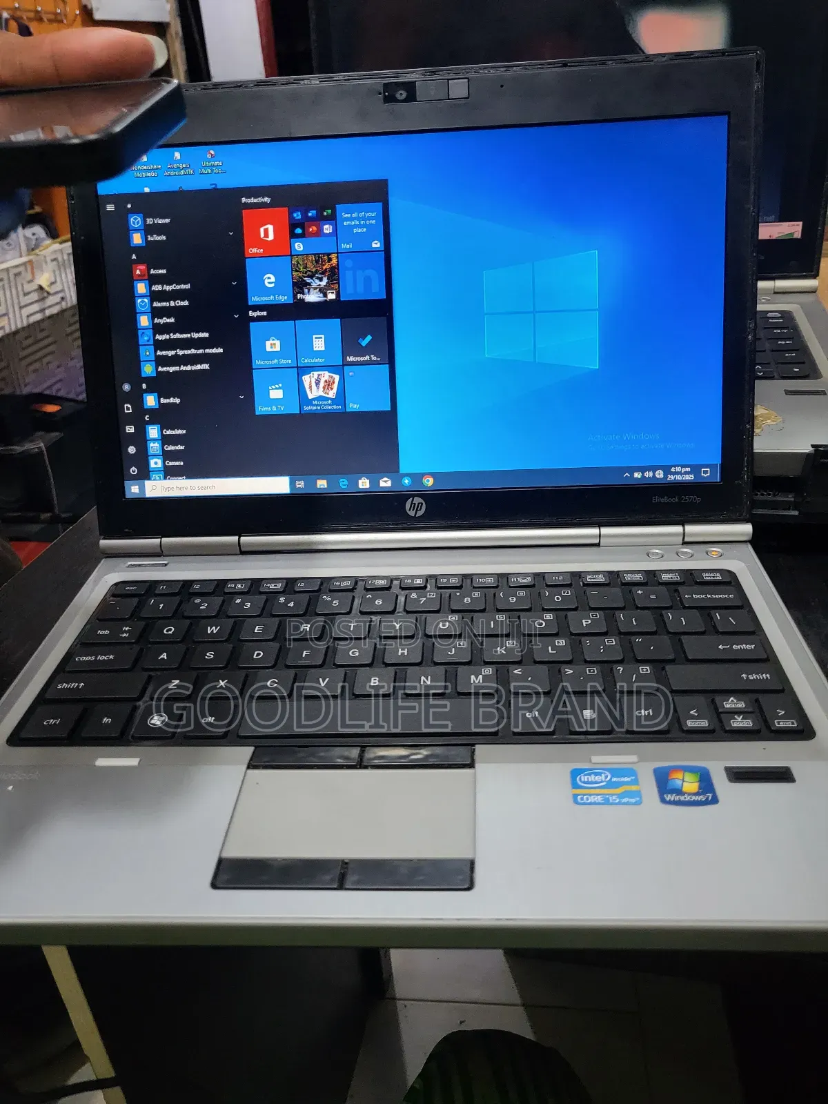 Laptop HP EliteBook 2570P 4GB Intel Core I5 HDD 500GB