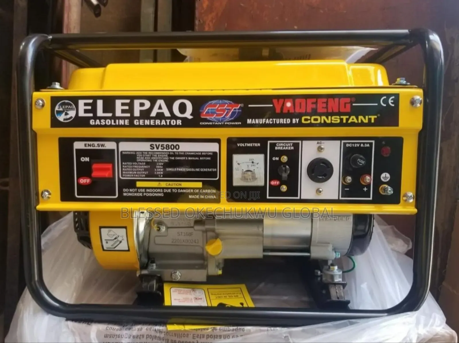 3.5kva Elepaq Generator With Warranty 100%Copper Coil