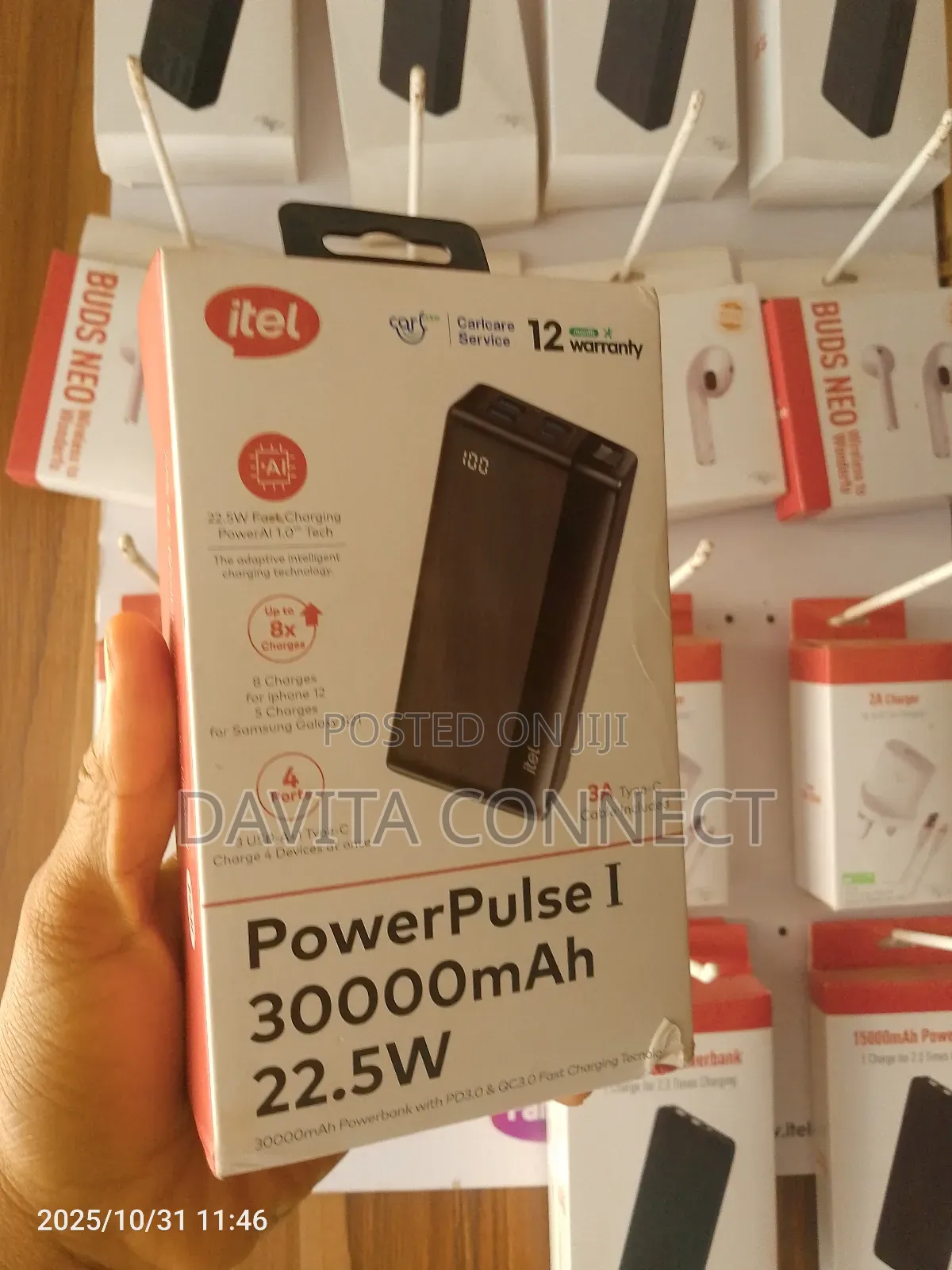 Itel Power Pulse I 30000mah Super Fast Power Bank