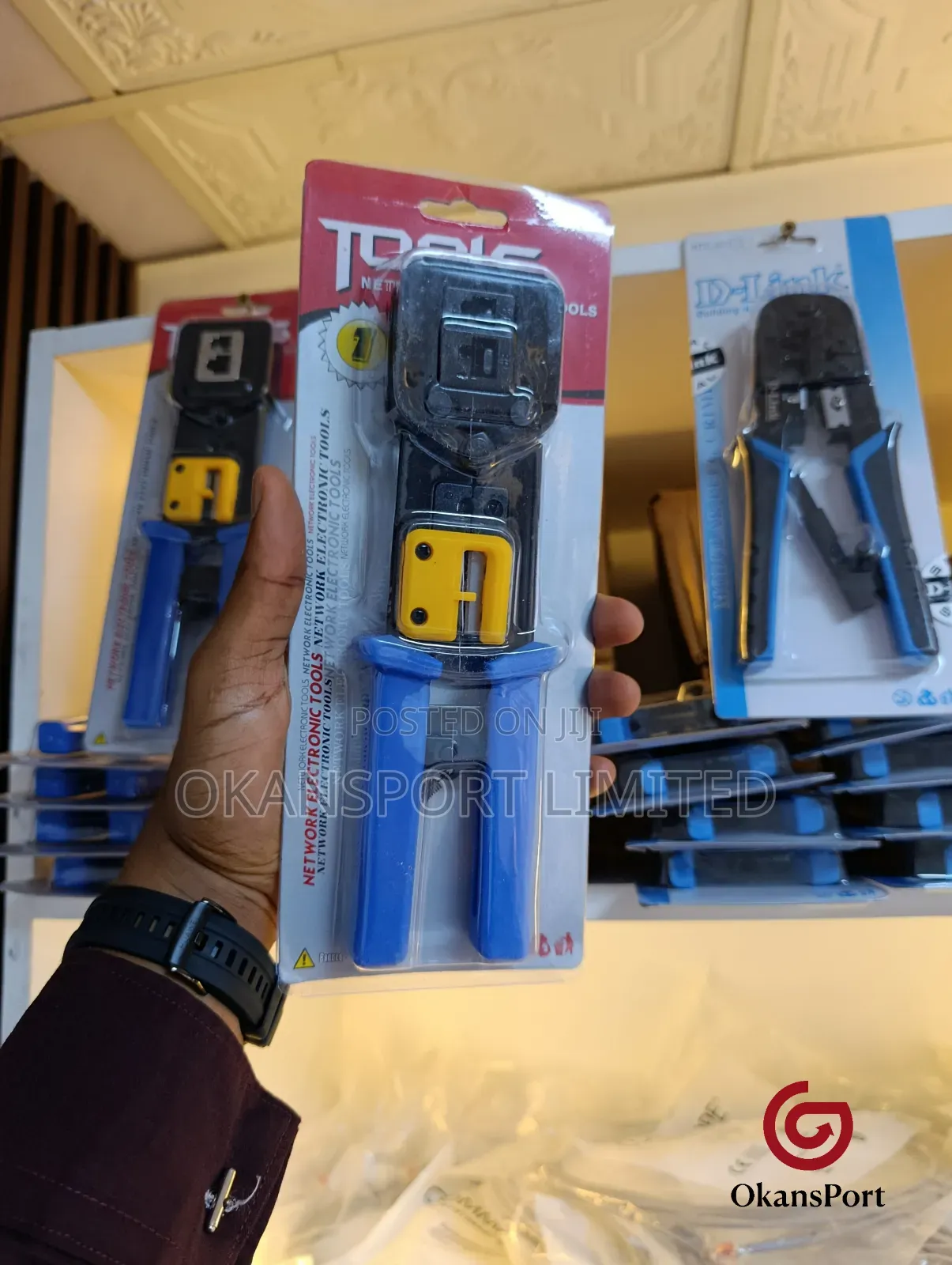 Ez Crimping Tool Pass-Through Rj45 Cat6 / Cat7 Black Networking Tool