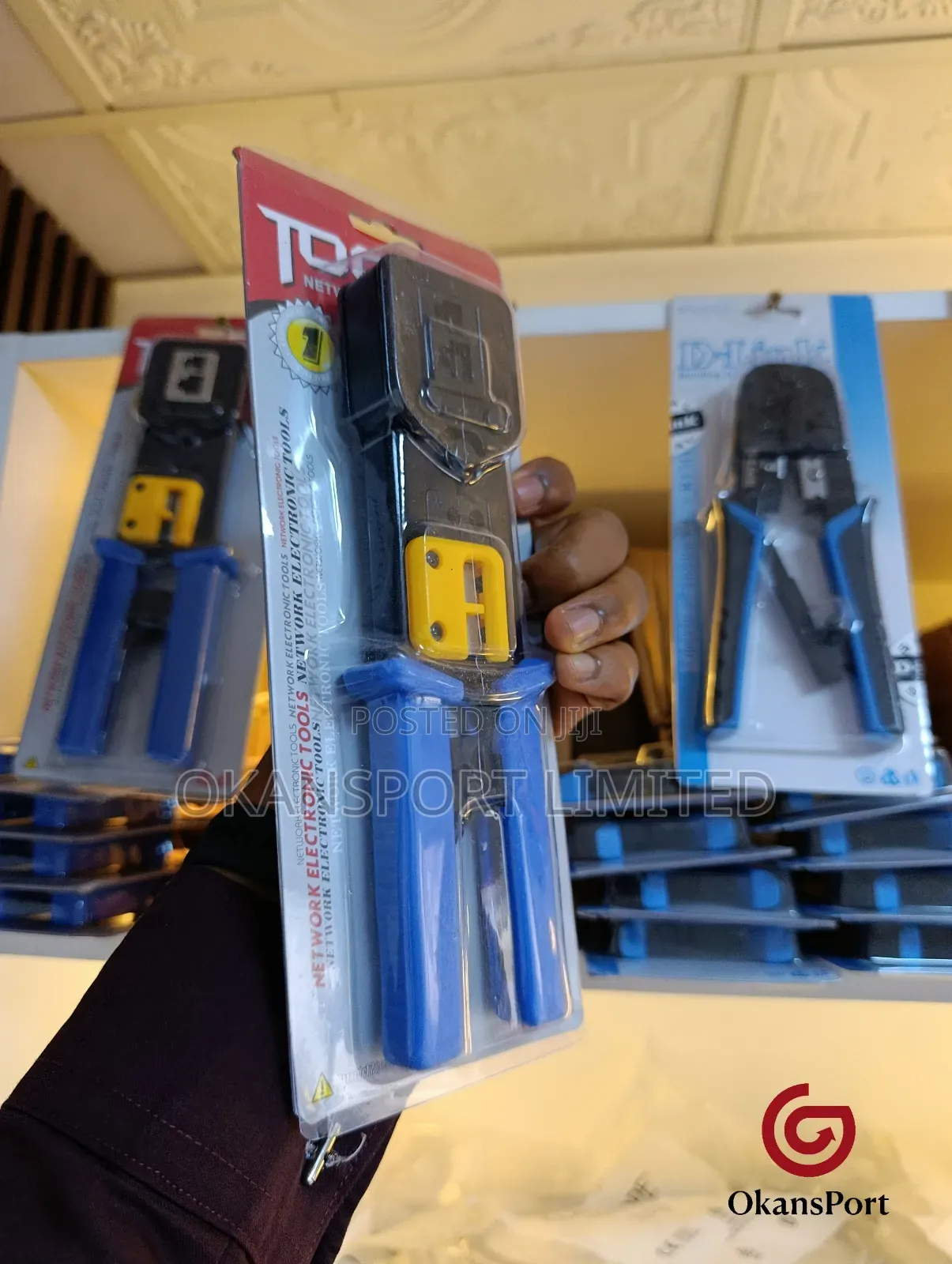 Ez Crimping Tool Pass-Through Rj45 Cat6 / Cat7 Black Networking Tool