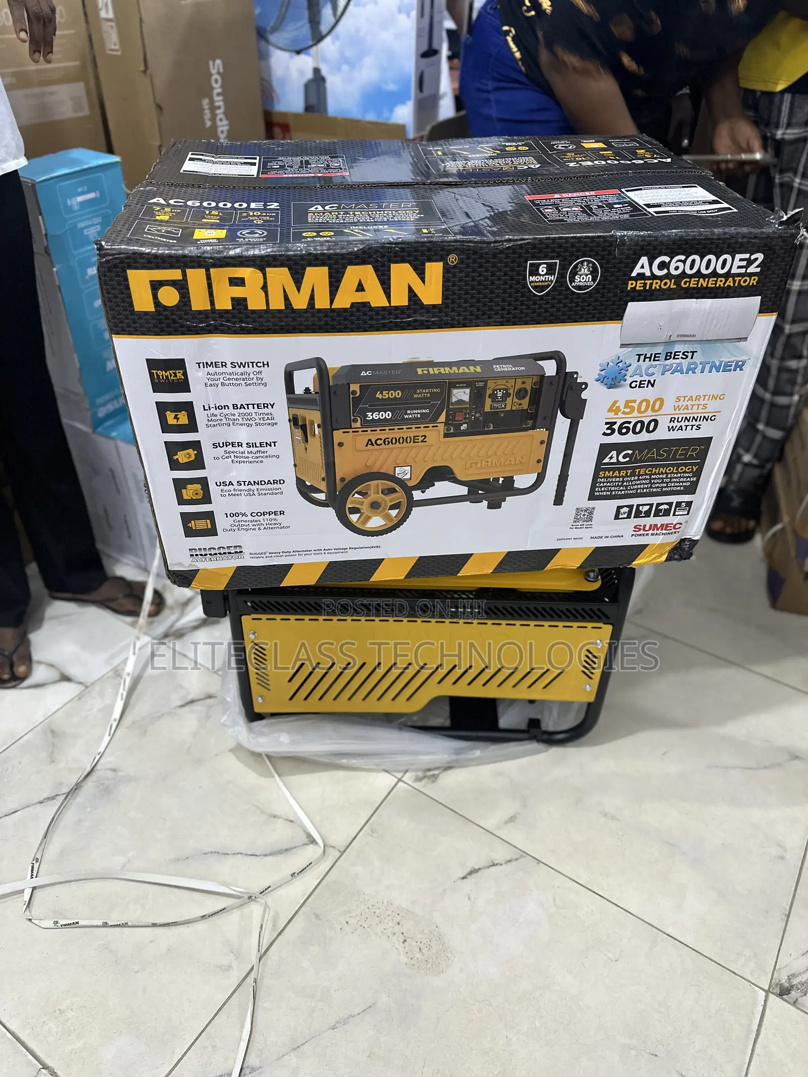Firman Ac6000e2 Ac Master 3.5kva Generator Engineered for Reliability