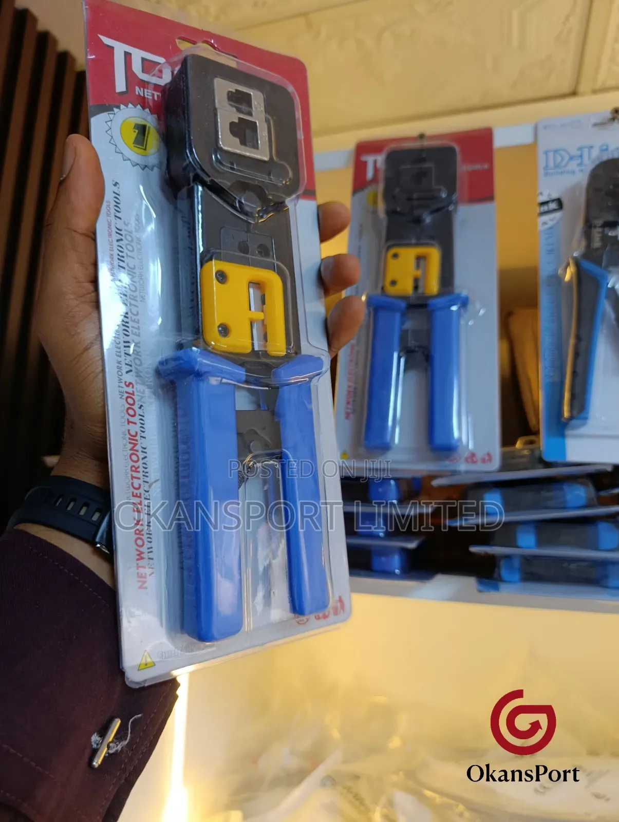 Ez Crimping Tool Pass-Through Rj45 Cat6 / Cat7 Silver Network Crimper