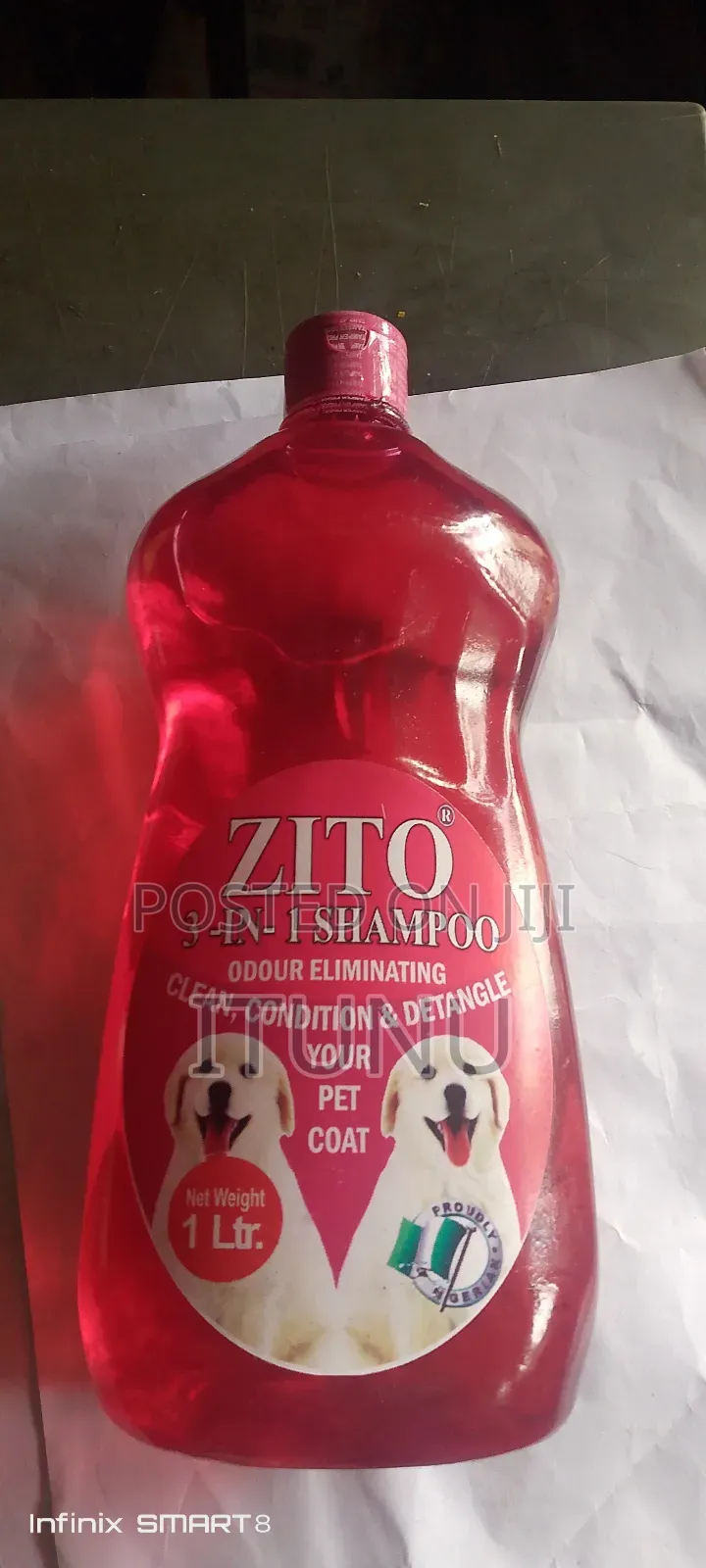 Pet 3 in 1 Shampoo, Odour Eliminating, Clean Condition Detangle