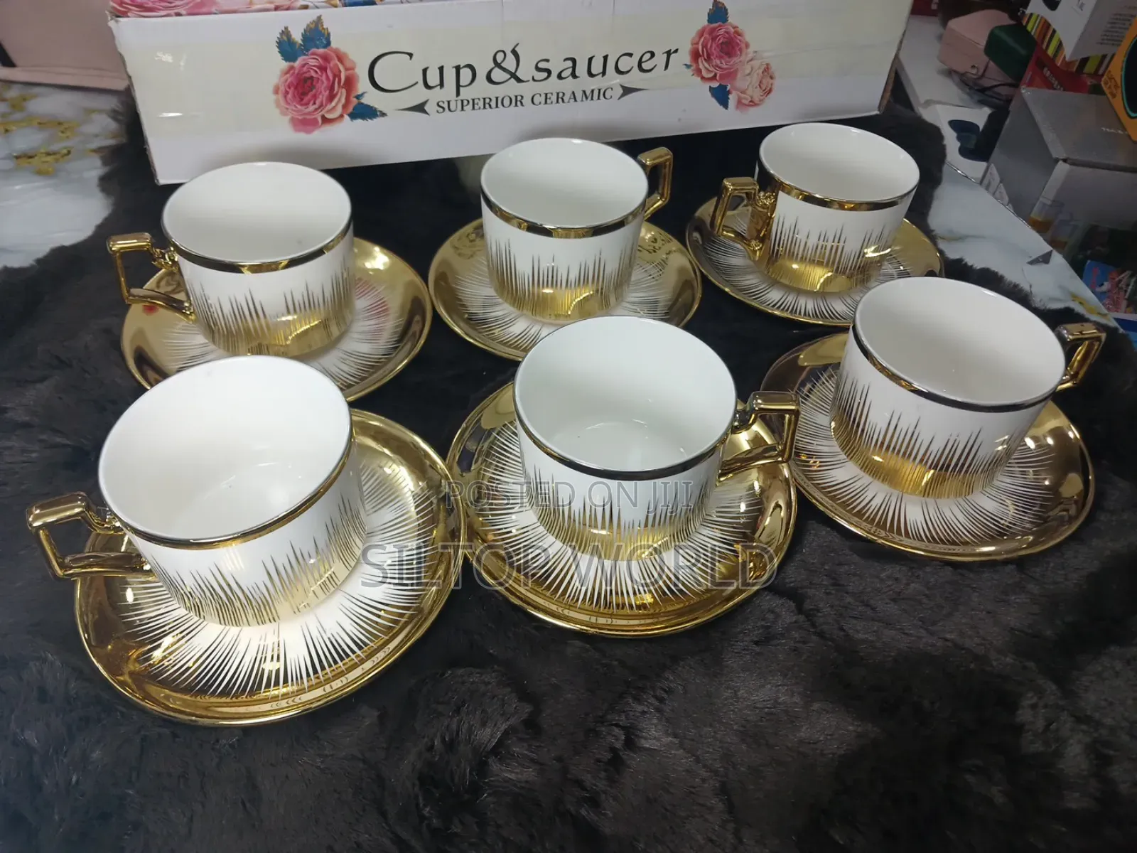 12pcs Royalty Tea Cup and Saucer