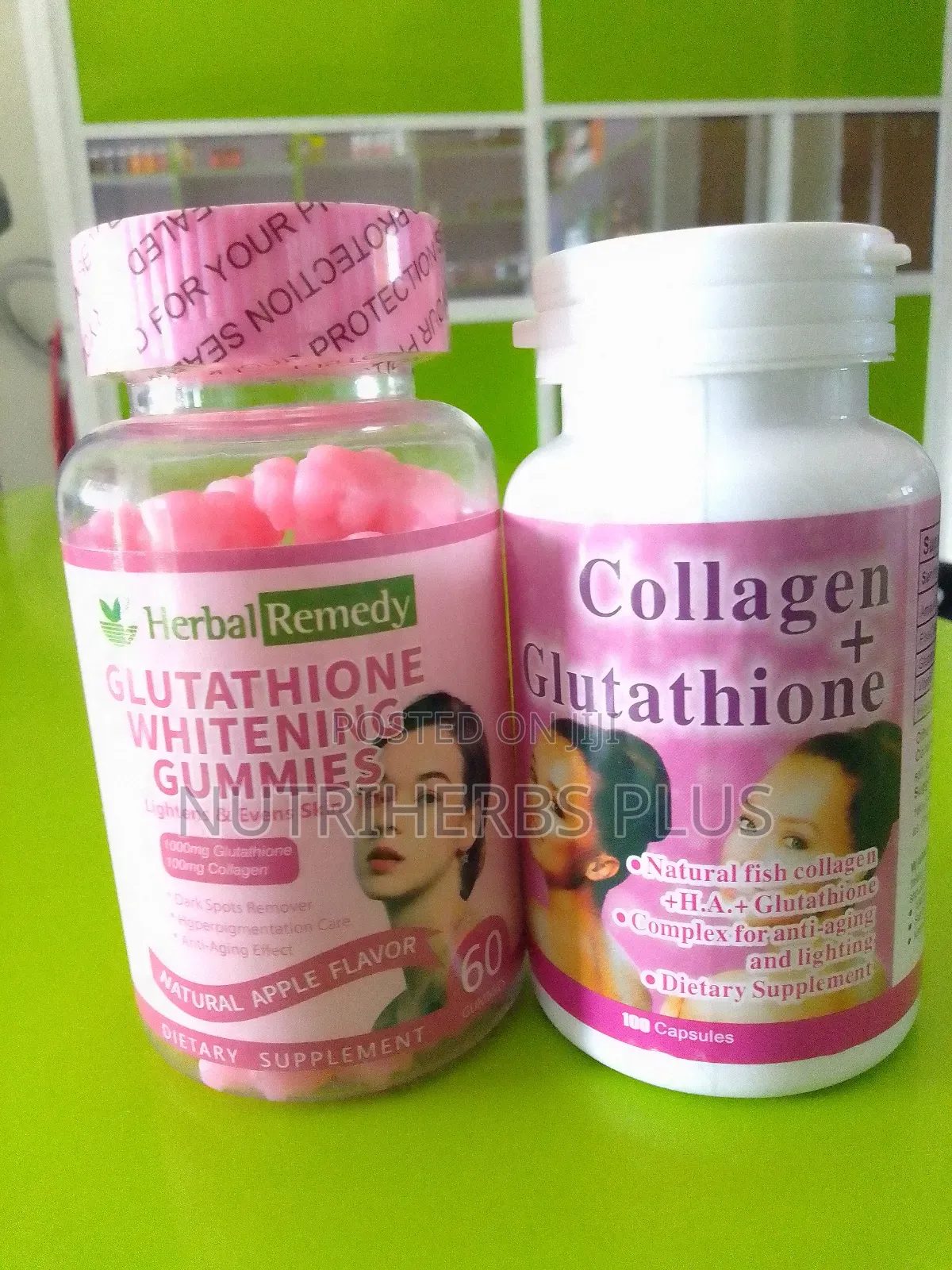 Glutathione Whitening Gummies+ Collagen+Glutathione:For Skin Whitening
